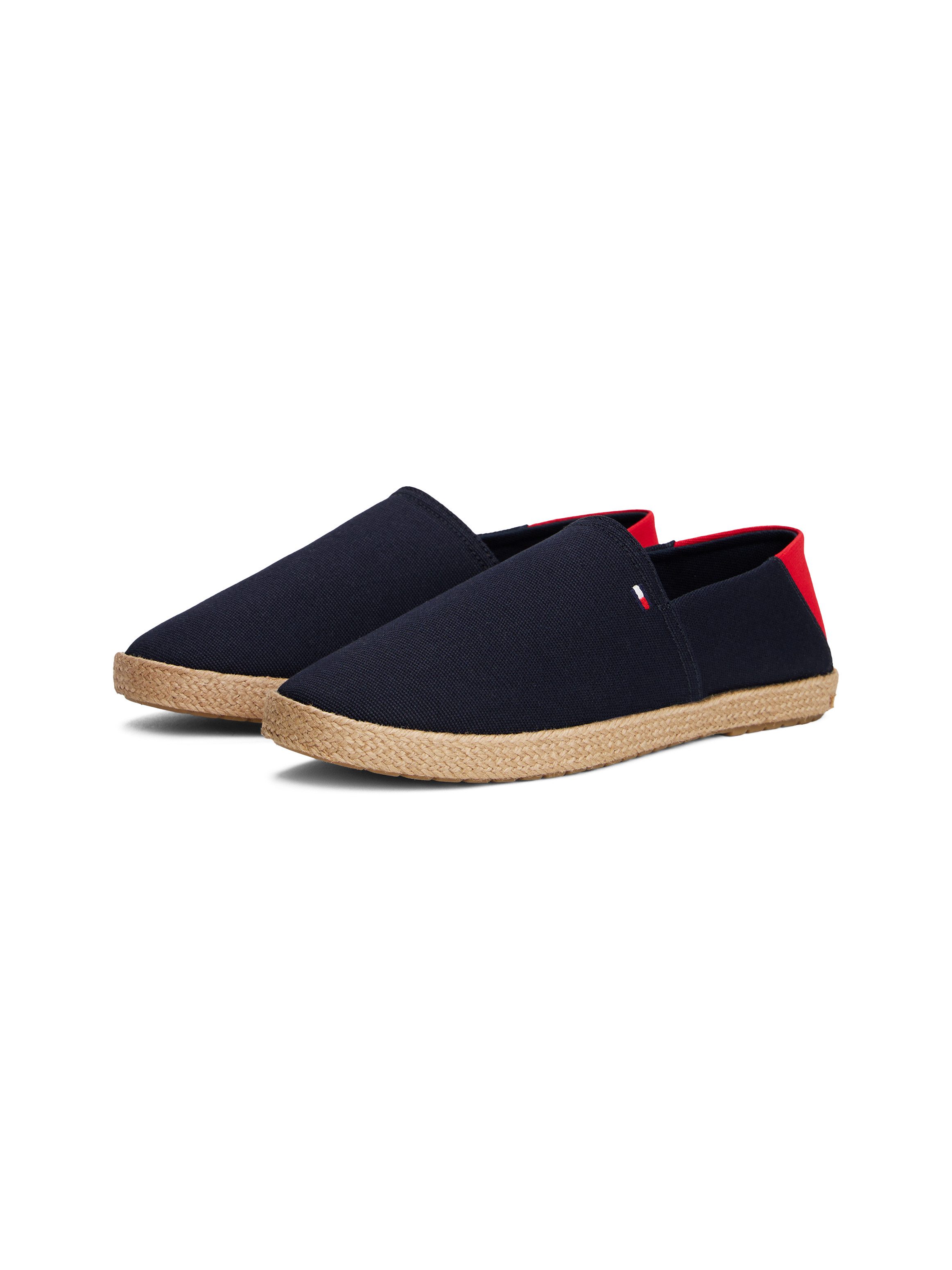 Tommy Hilfiger Instappers HILFIGER ESPADRILLE CORE TEXTILE , instapschoen, espadrilles, zomerschoen,...