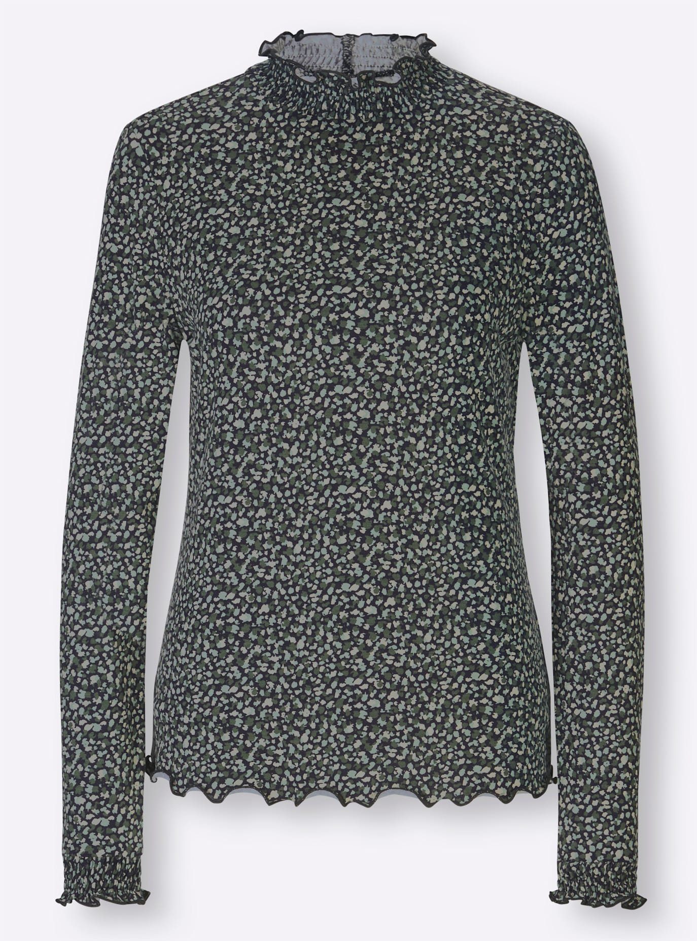 heine Shirt met lange mouwen Gedessineerd shirt (1-delig)