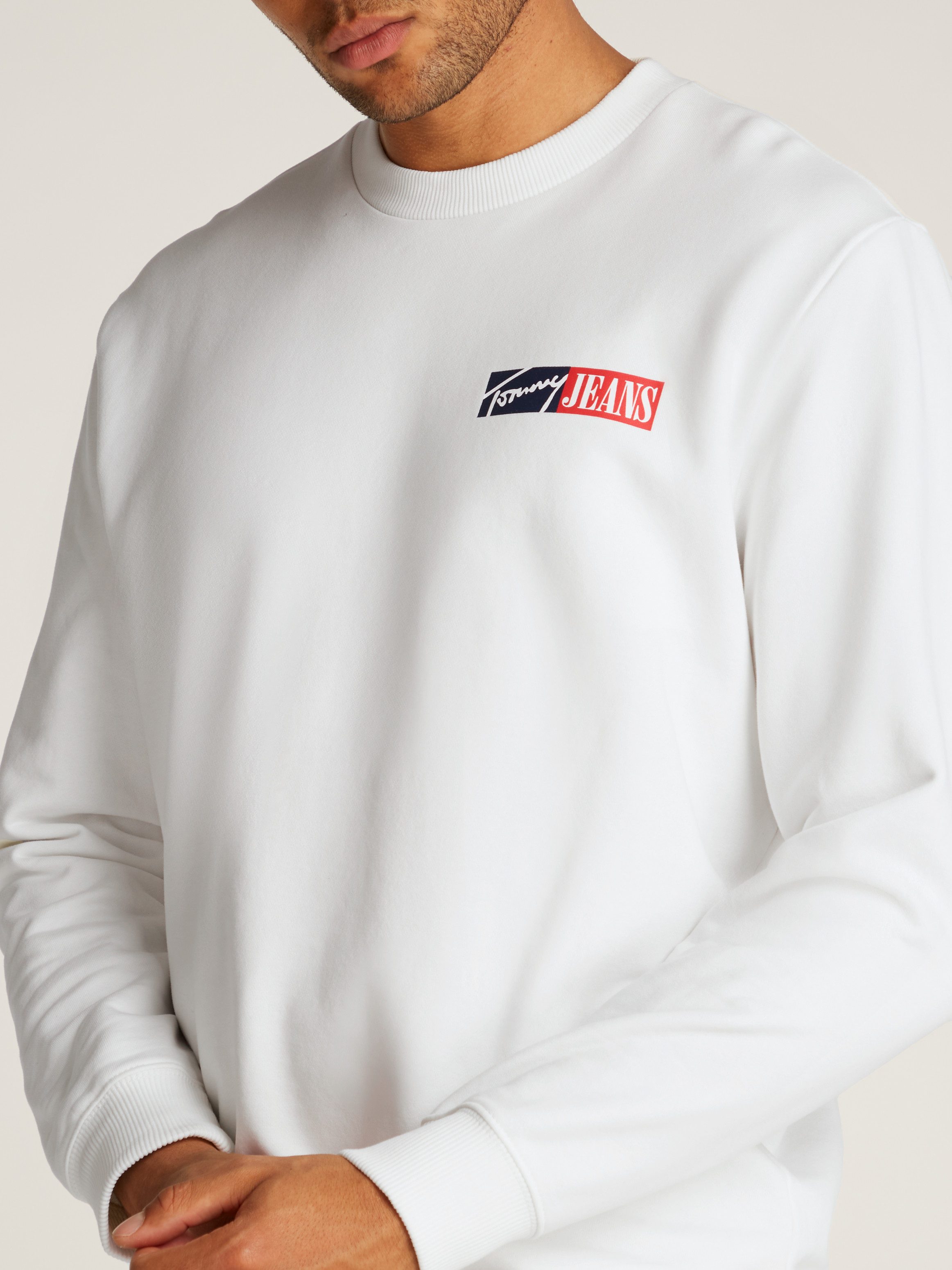 TOMMY JEANS Sweatshirt TJM REG ENTRY GRAPHIC CREW EXT