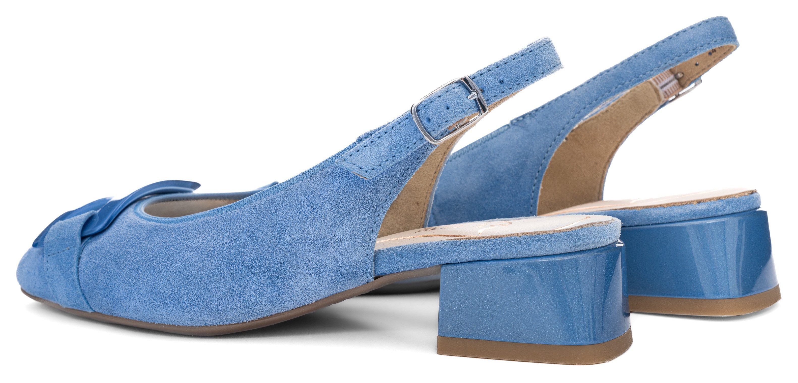 Ara Slingback pumps Graz , sling pumps, feestdag schoen met blokhak, h-breedte