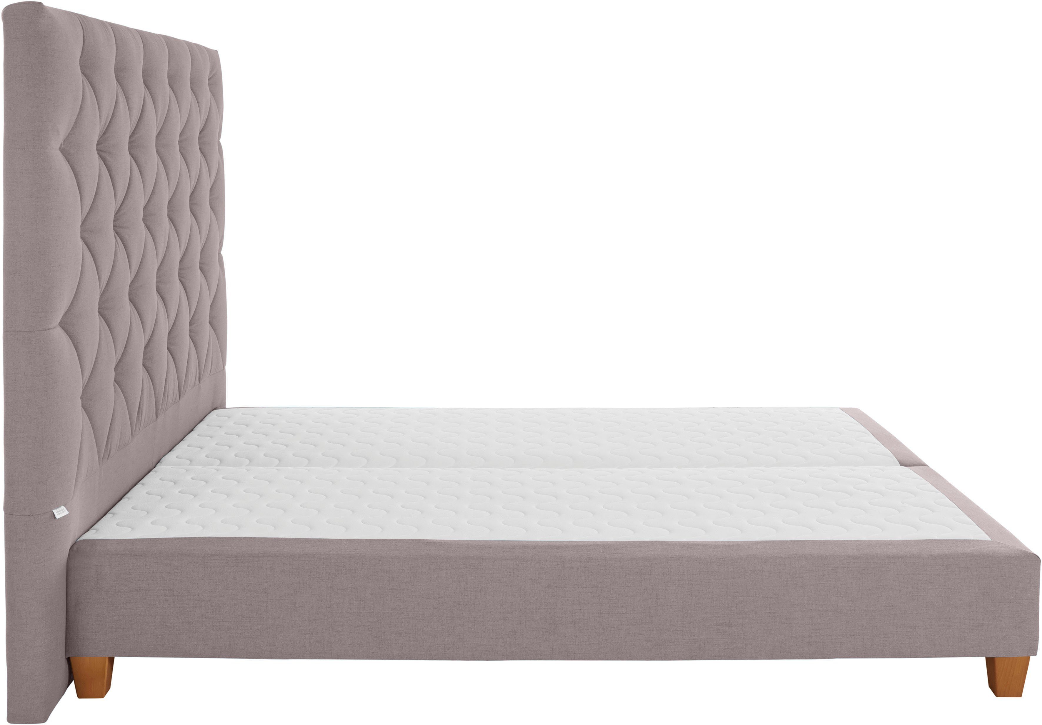 Guido Maria Kretschmer Home&Living Boxspring Harmones hoog in 3 breedten, hardheid ook gemengd met elk 1 matras in h2 en h3