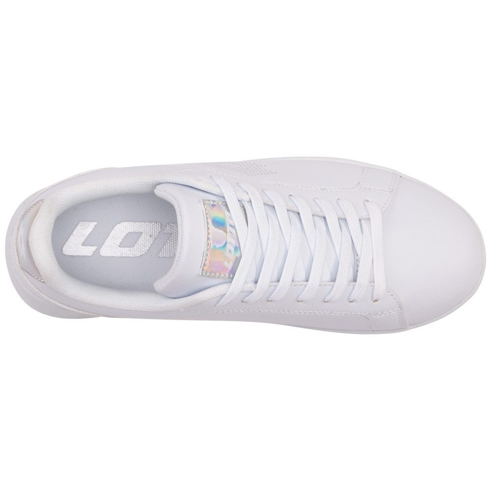 lotto Sneakers - met iriserend metallic materiaal op de hiel