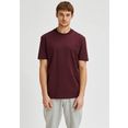 selected homme t-shirt relaxcolman200 paars