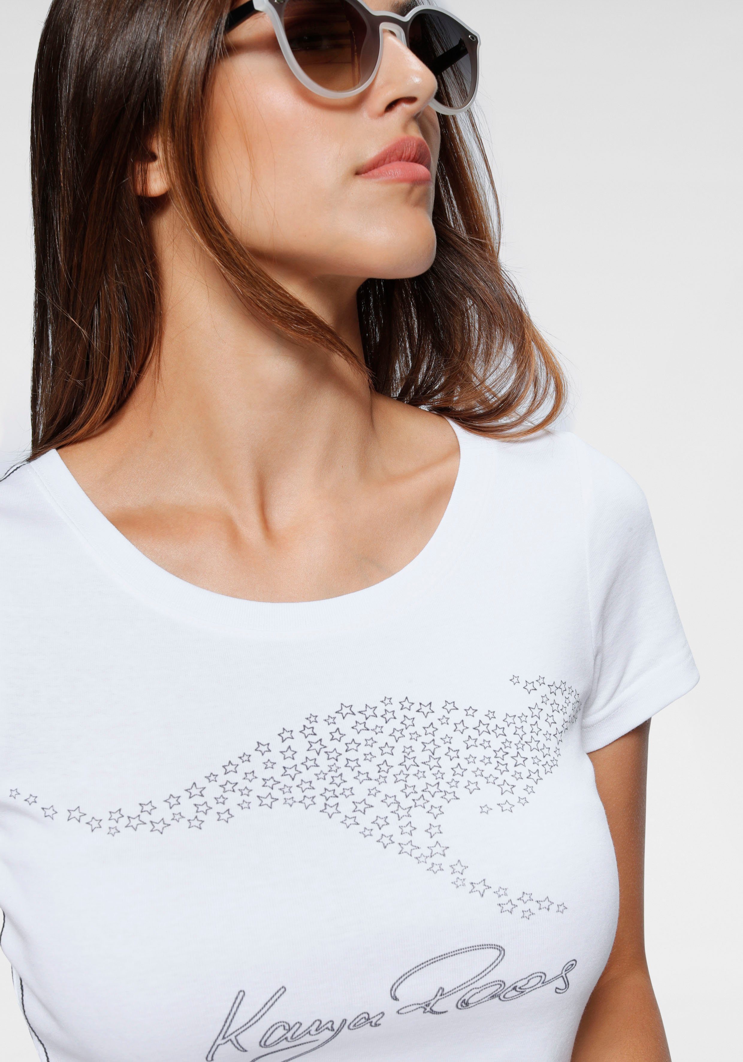 KangaROOS T-shirt Korte mouwen, zeer figuurvolgende pasvorm