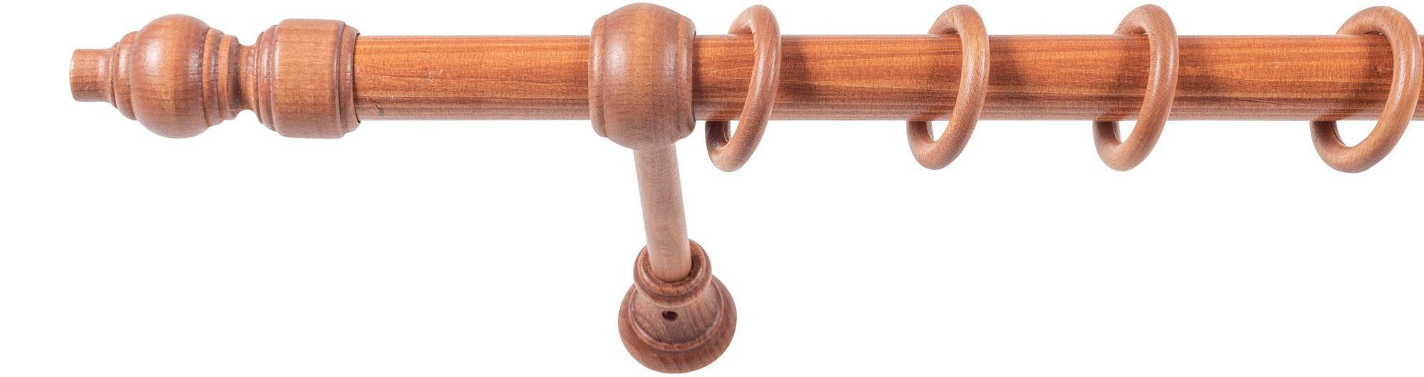 SN DECO GROUP Gordijnroede Filigrano 28 mm, hout, verschillende lengtes en kleuren, compleet set