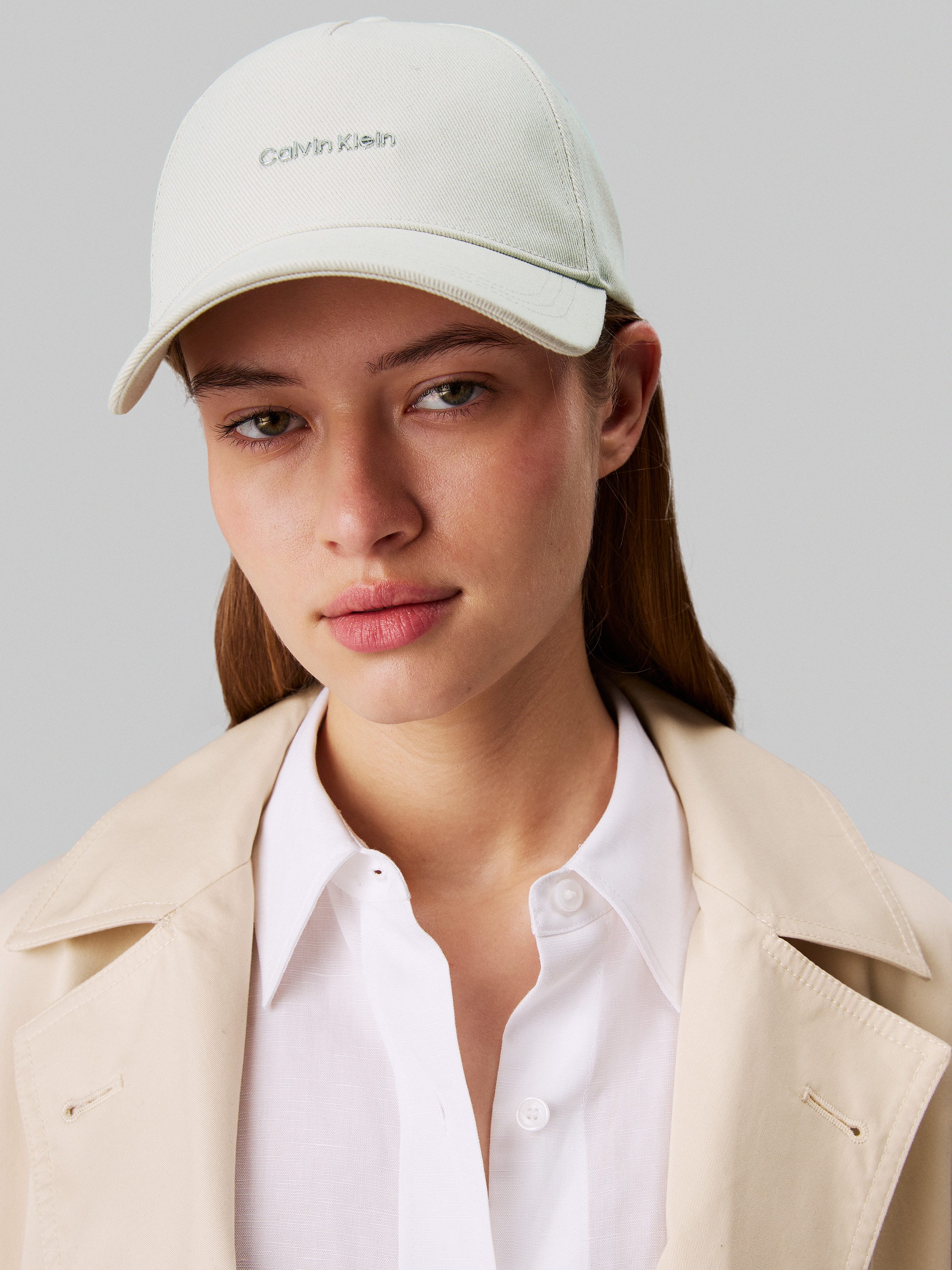 Calvin Klein Baseball pet CALVIN LETTERING CANVAS CAP
