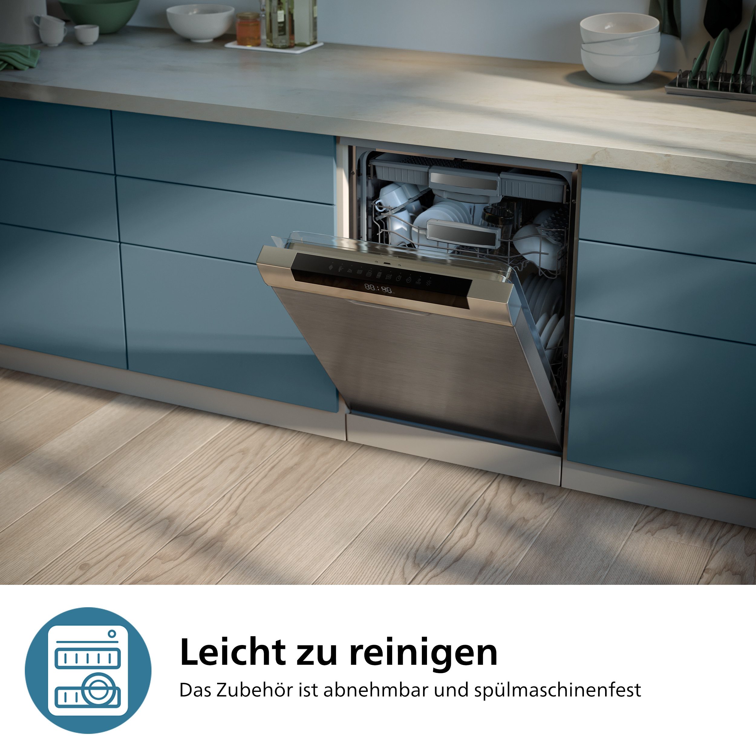 Philips Eierkoker HD9137/90 3000 Series, gezinsgrootte met de accessoires voor gepocheerde eieren, verschillende kookniveaus mogelijk