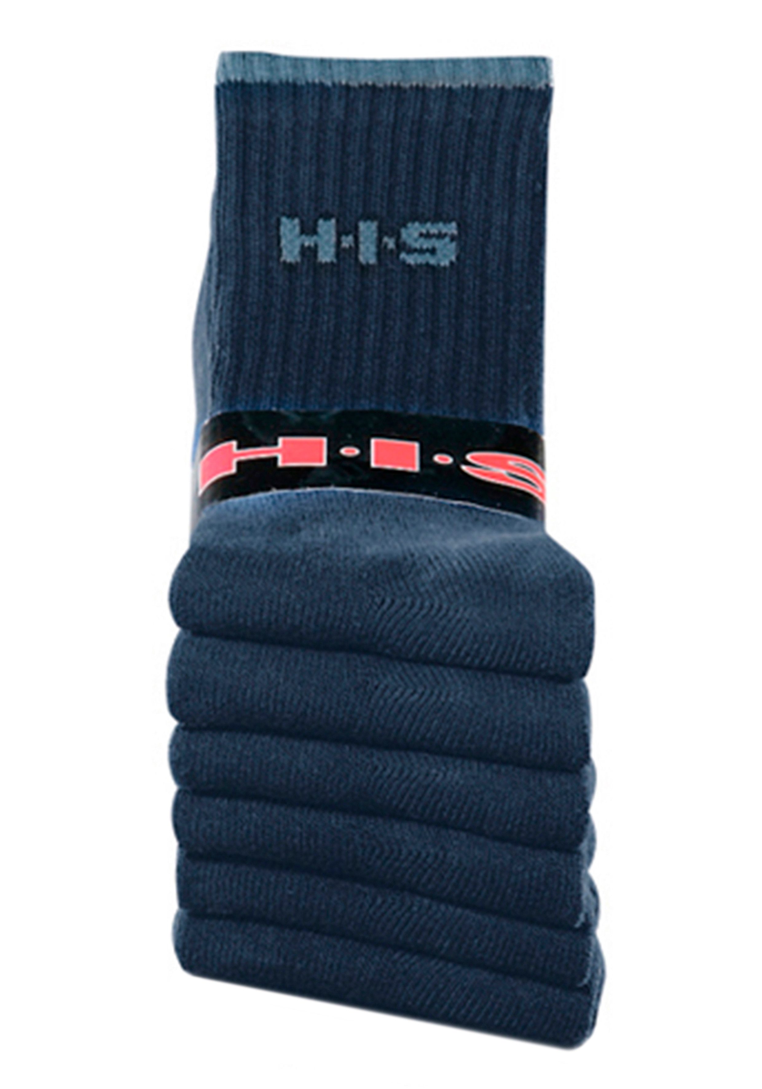 H.I.S Sportsokken met frotté & verstevigde drukzones (set, 6 paar)