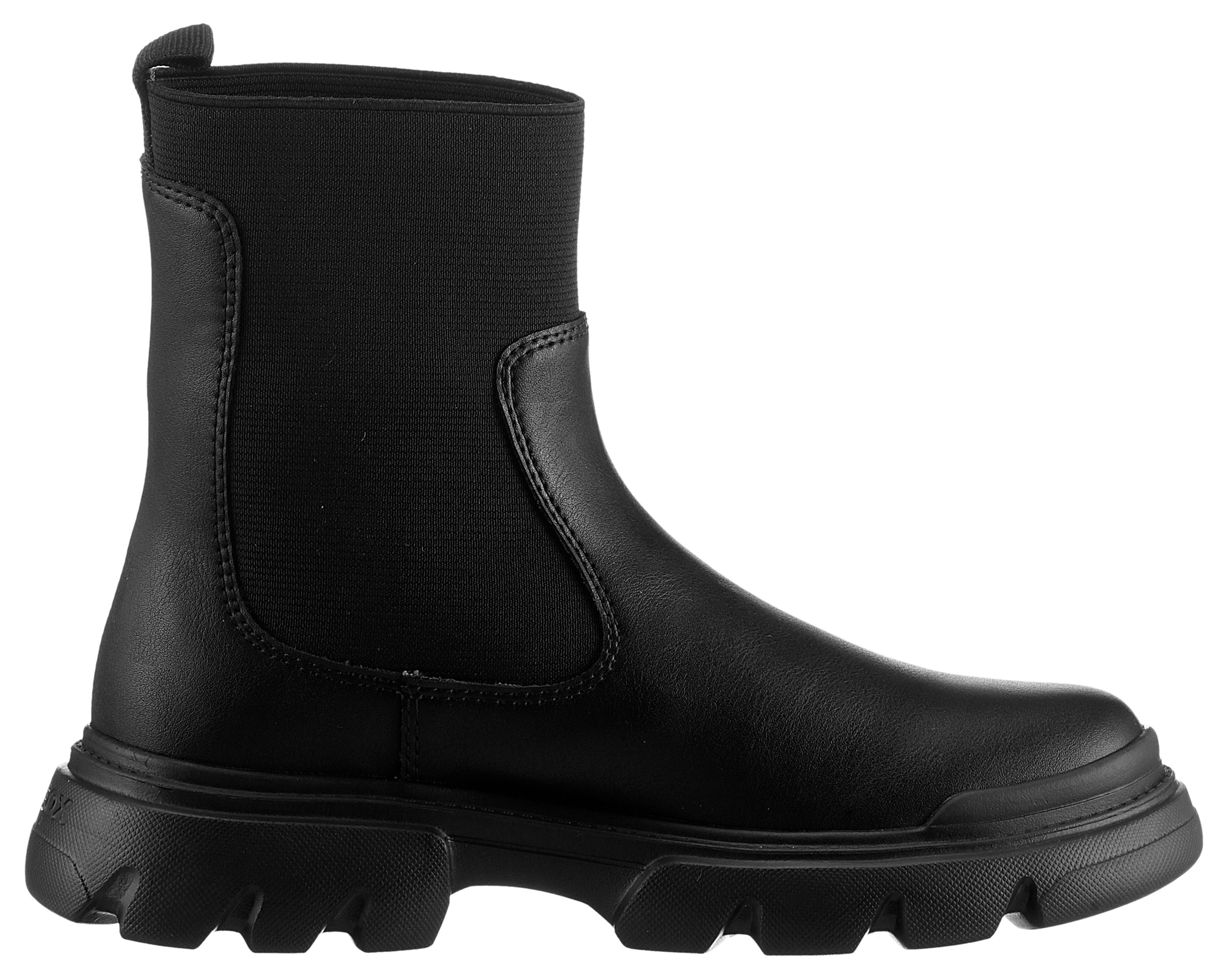 Geox Chelsea-boots J JUNETTE GIRL C Plateau laarzen, instaplaarzen, winterlaarzen met blokhak