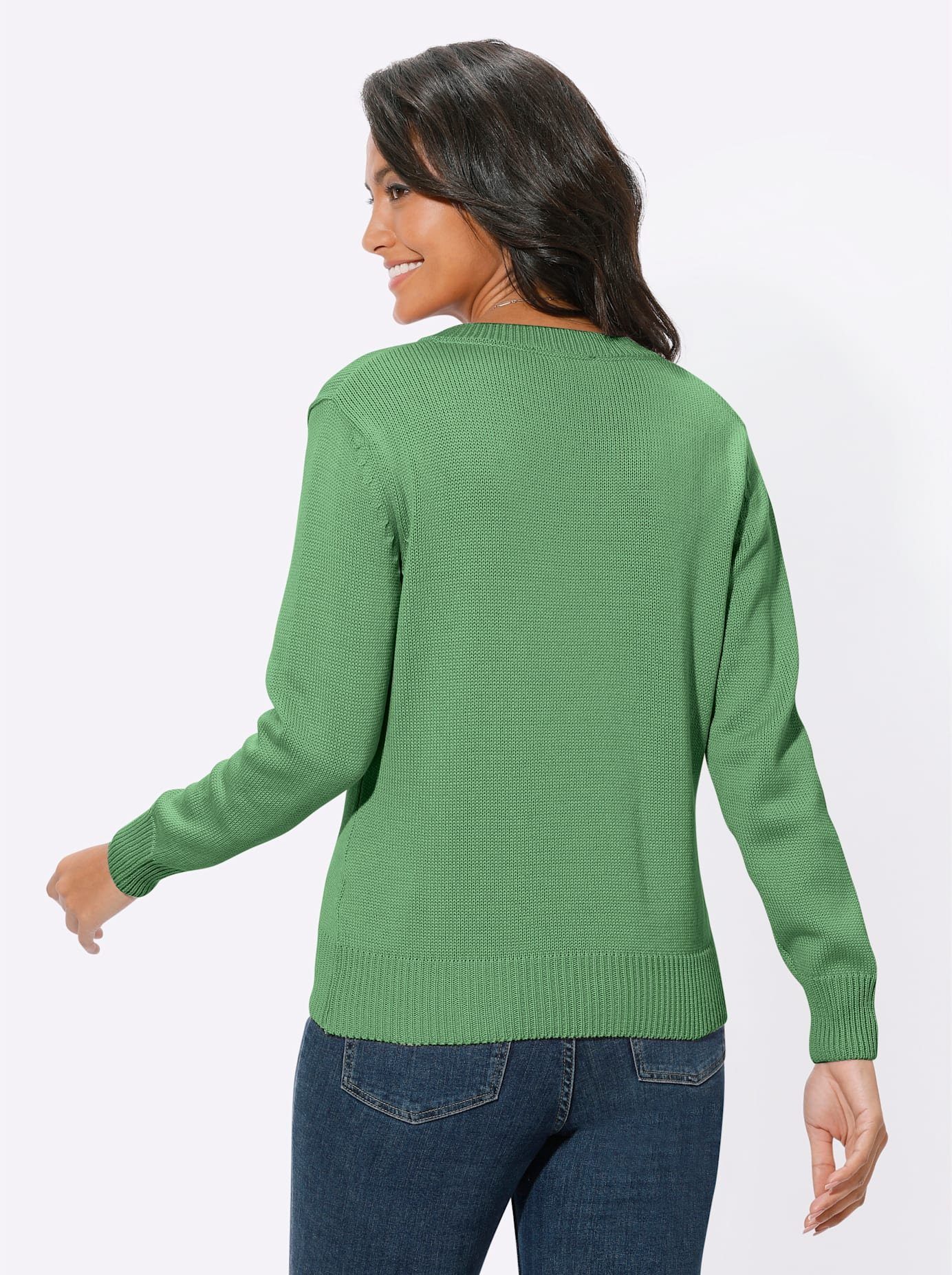 Casual Looks Trui met V-hals Trui
