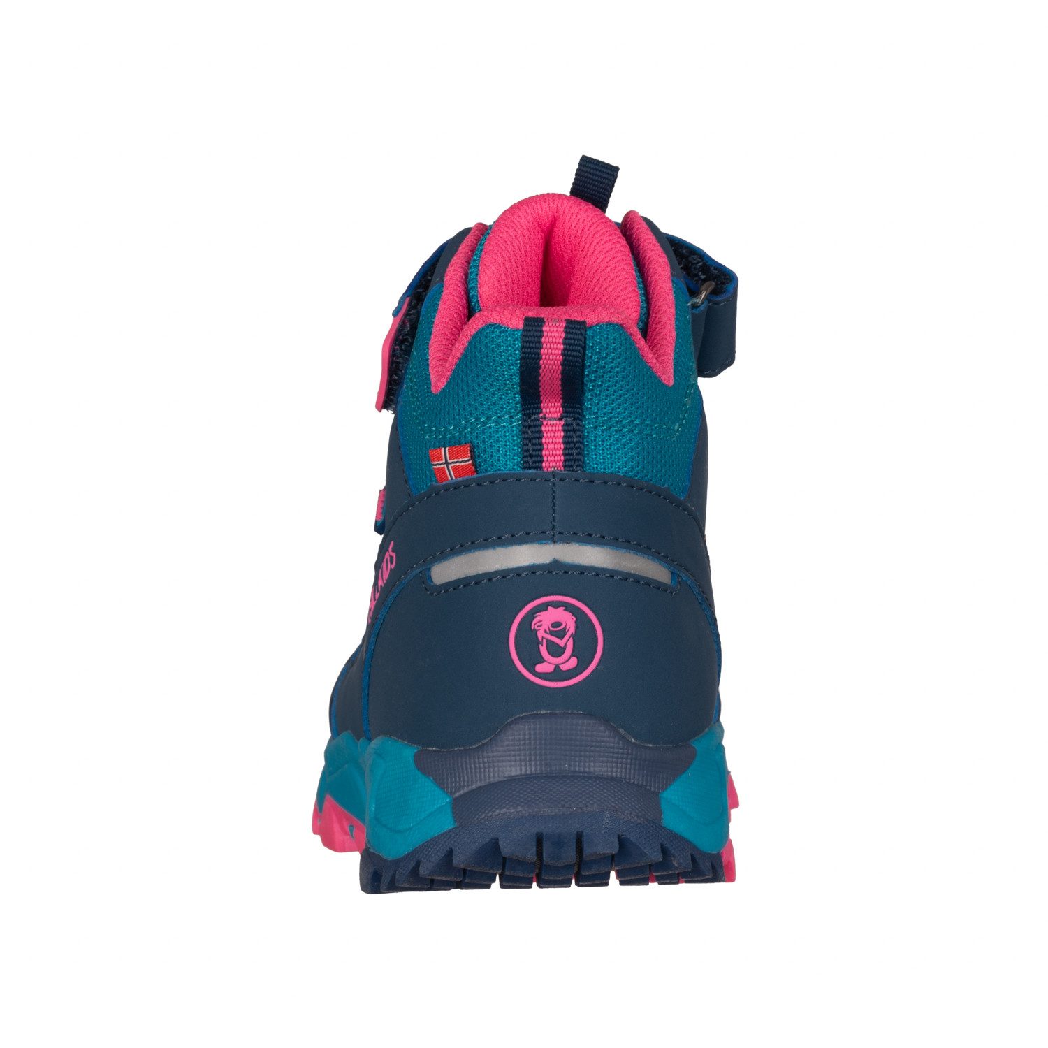 TROLLKIDS Wandelschoenen KIDS TRONFJELL HIKER MID waterdicht, klittenbandsluiting, reflecterende details