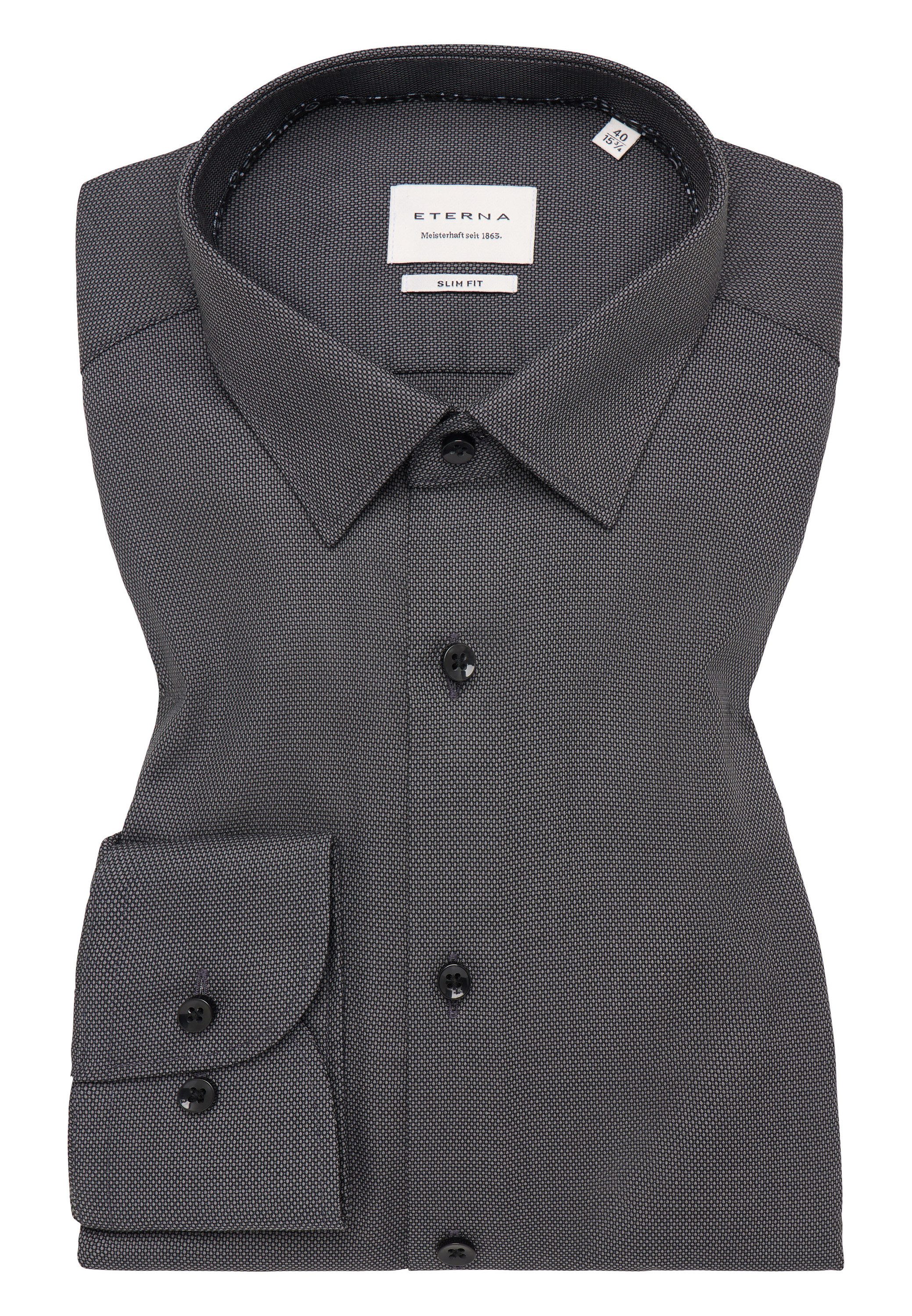 Eterna Overhemd met lange mouwen Slim fit NON IRON (strijkvrij)