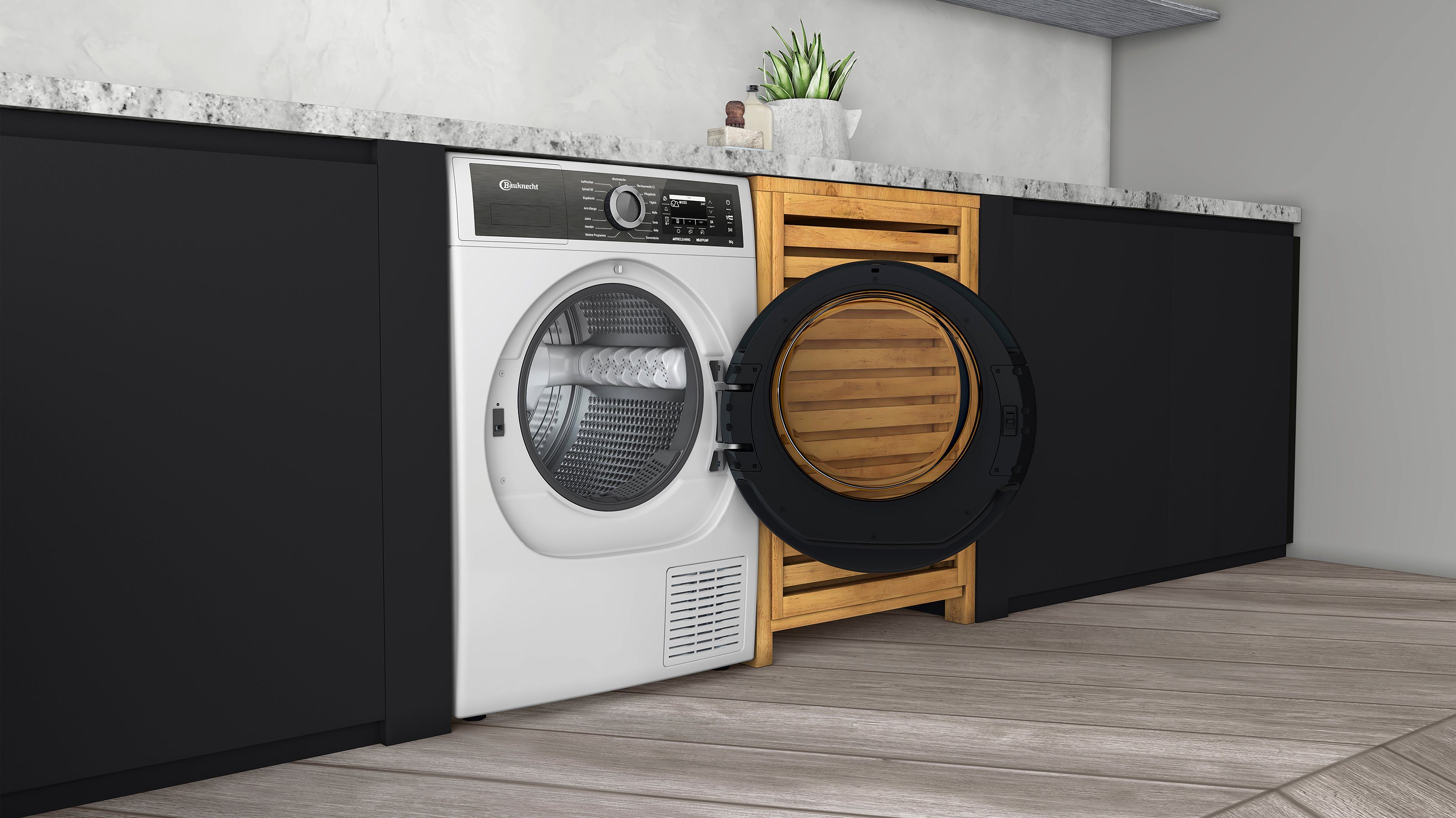 BAUKNECHT Warmtepompdroger B8 D84WB DE, 8 kg