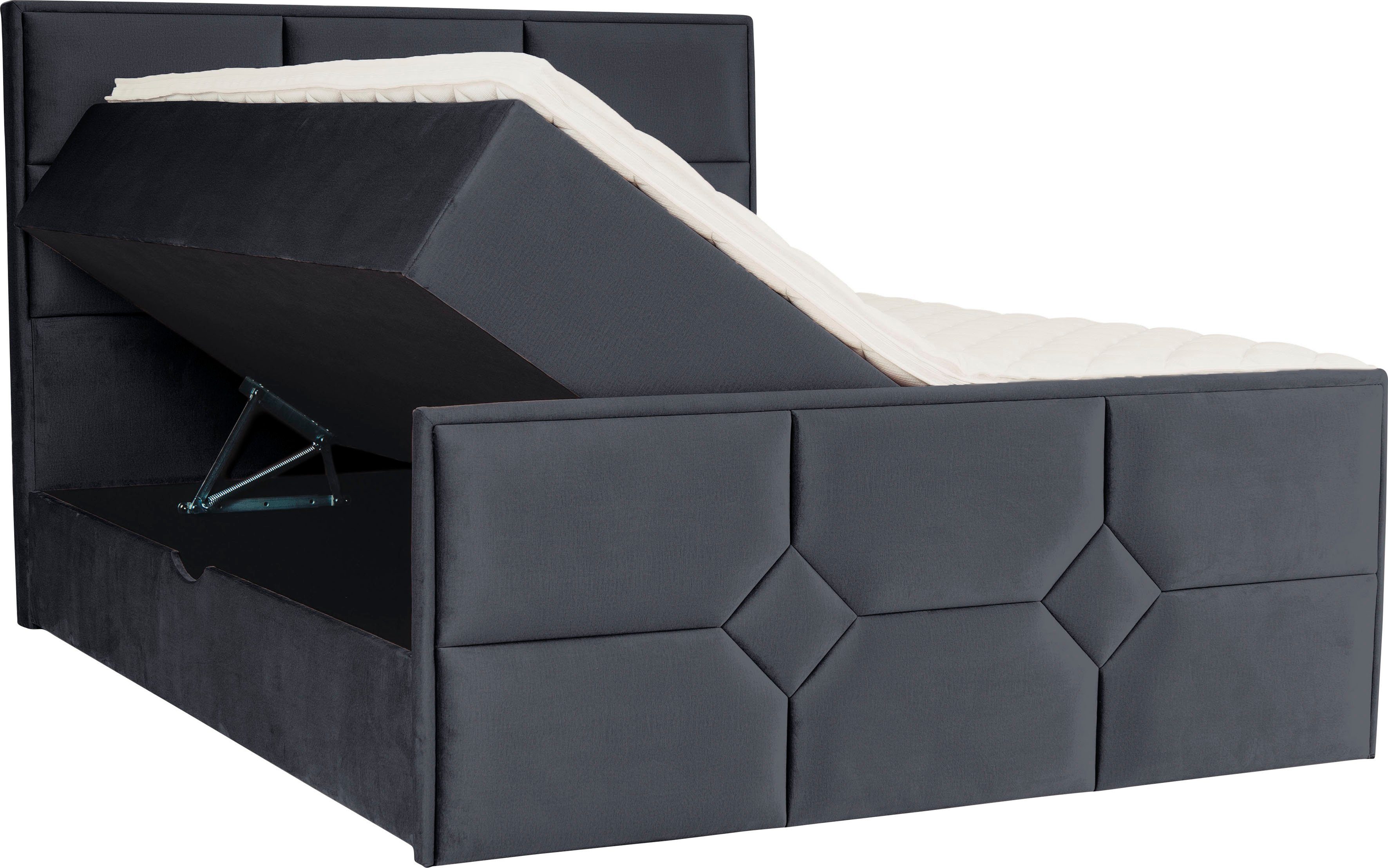 Leonique Boxspring Ambre met pocketveringsmatras