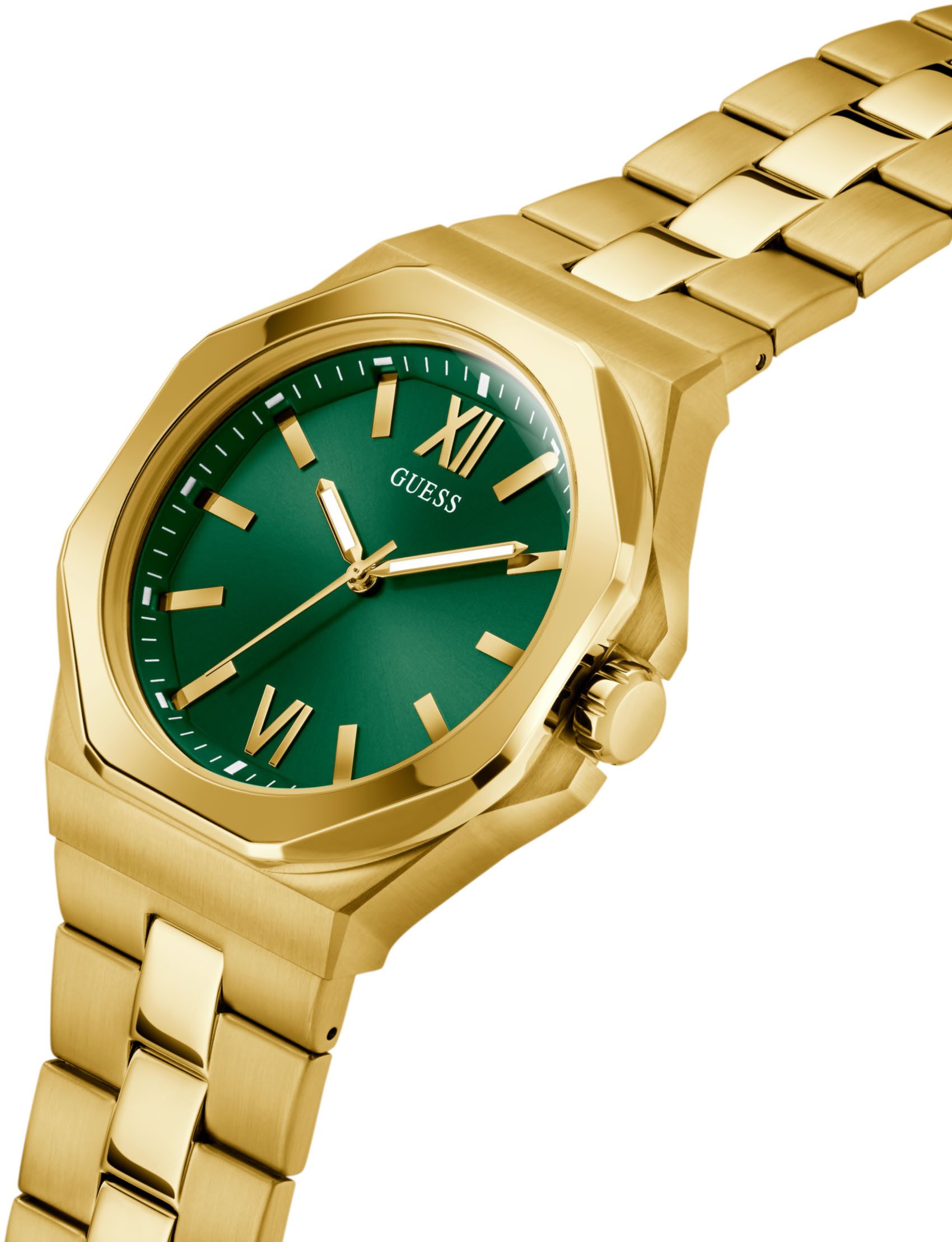 Guess Kwartshorloge EMPEROR Polshorloge, herenhorloge, siliconen band, cadeau-idee, analoog