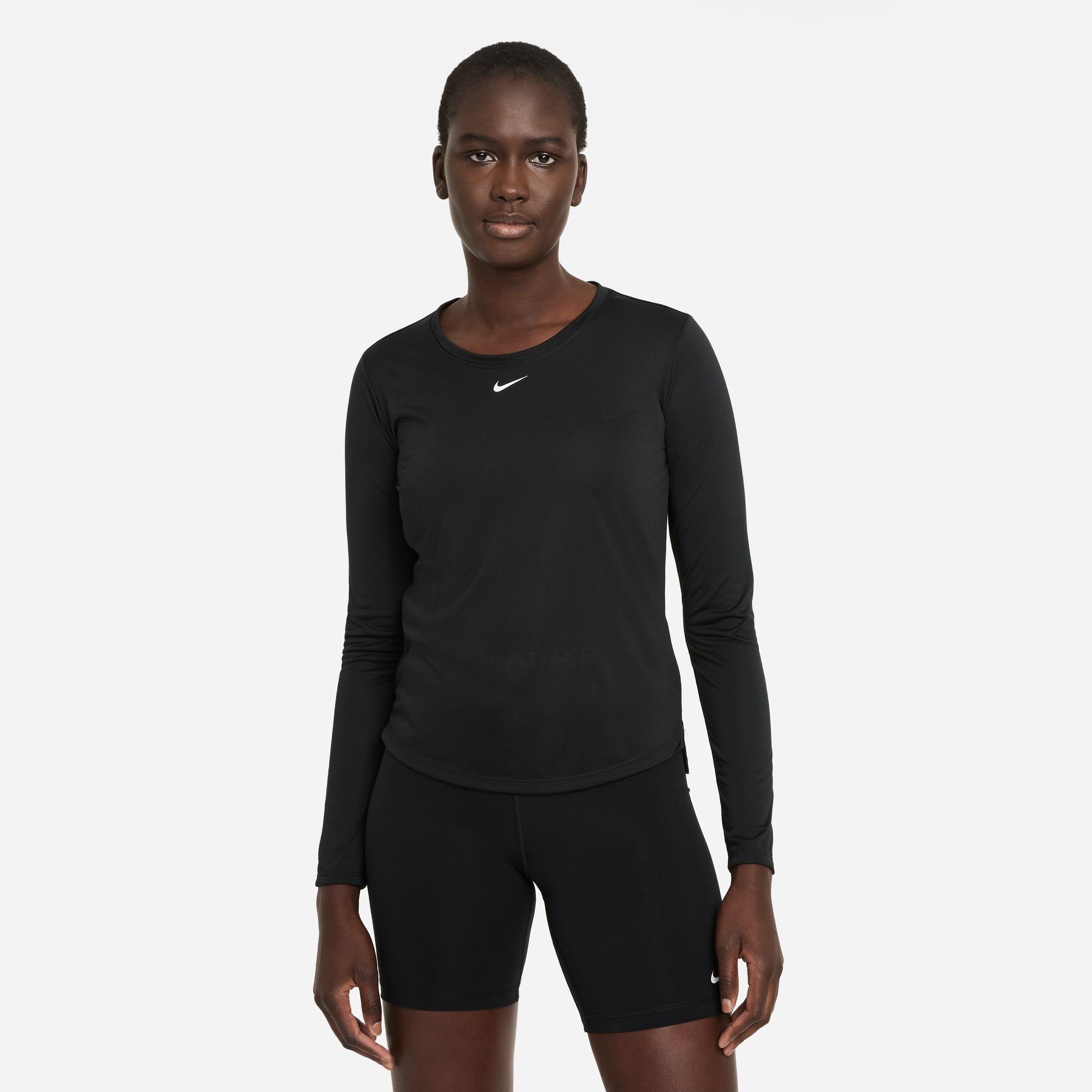NU 20% KORTING: Nike Trainingsshirt DRI-FIT ONE WOMENS STANDARD FIT LONG-SLEEVES