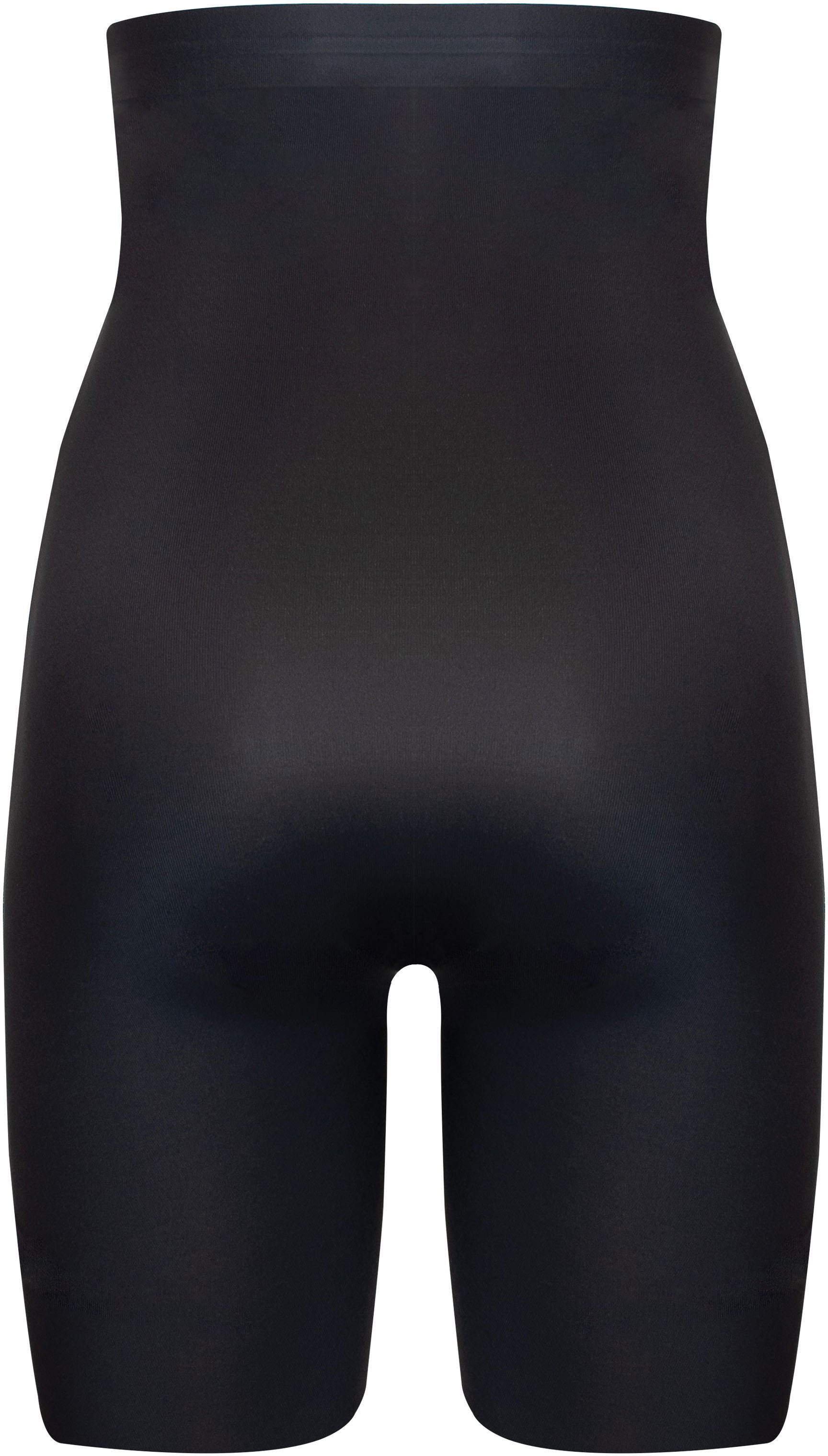 Magic Body Fashion Shapingbroek Maxi Hi-Bermuda Siliconen afwerking aan de bovenkant voorkomt oprollen