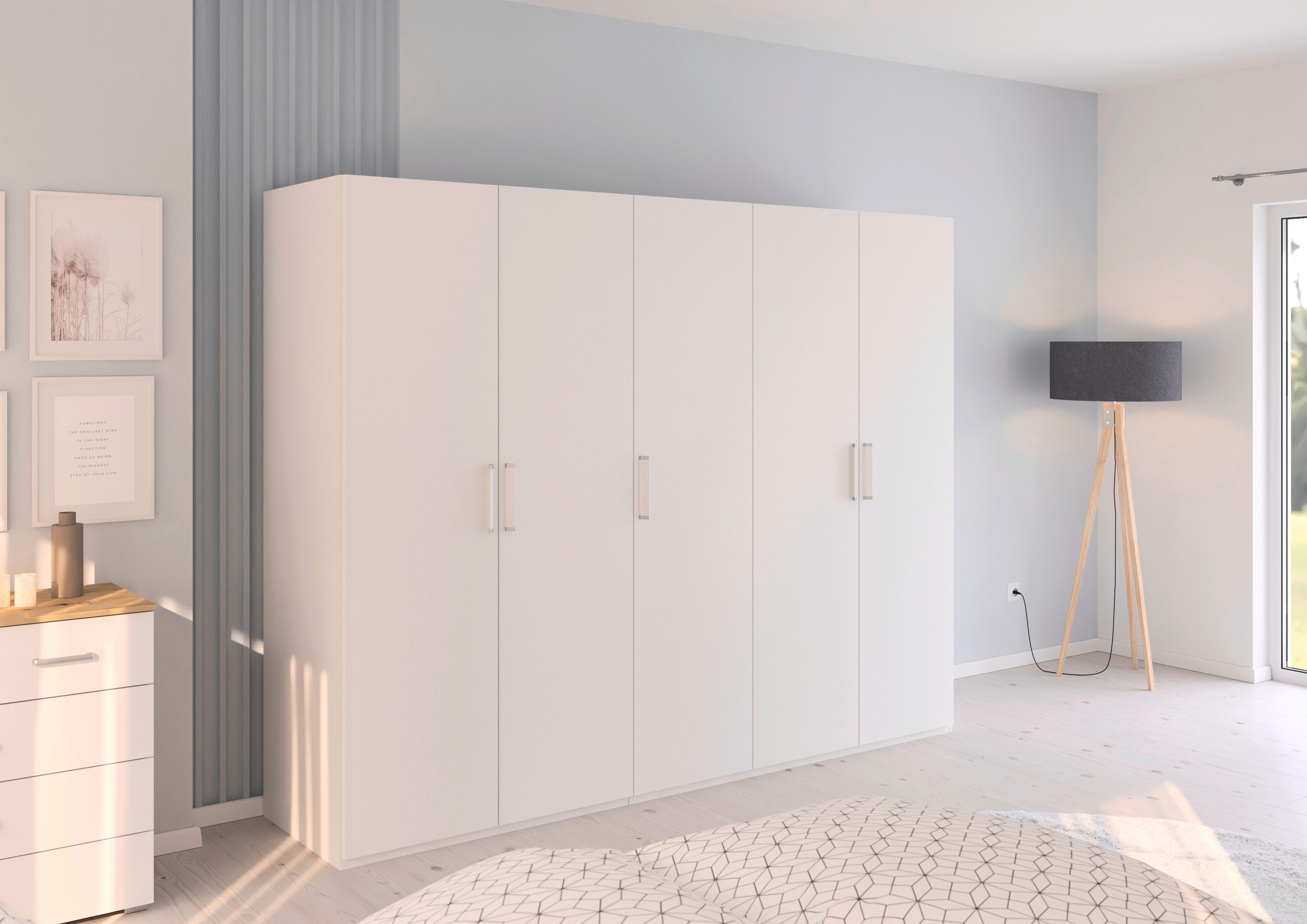 rauch Draaideurkast Kledingkast Kast Garderobe Slaapkamerkast EVELYN in elegante stijl, veel opbergruimte 4 breedtes en 2 hoogtes made in germany