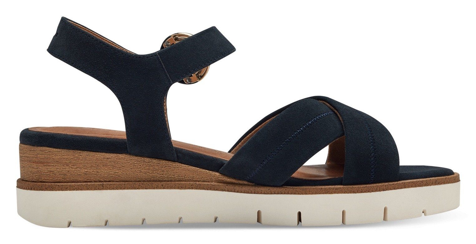 Tamaris Sandaaltjes , zomerschoen, sandaal, sleehak, met 2 cm plateau