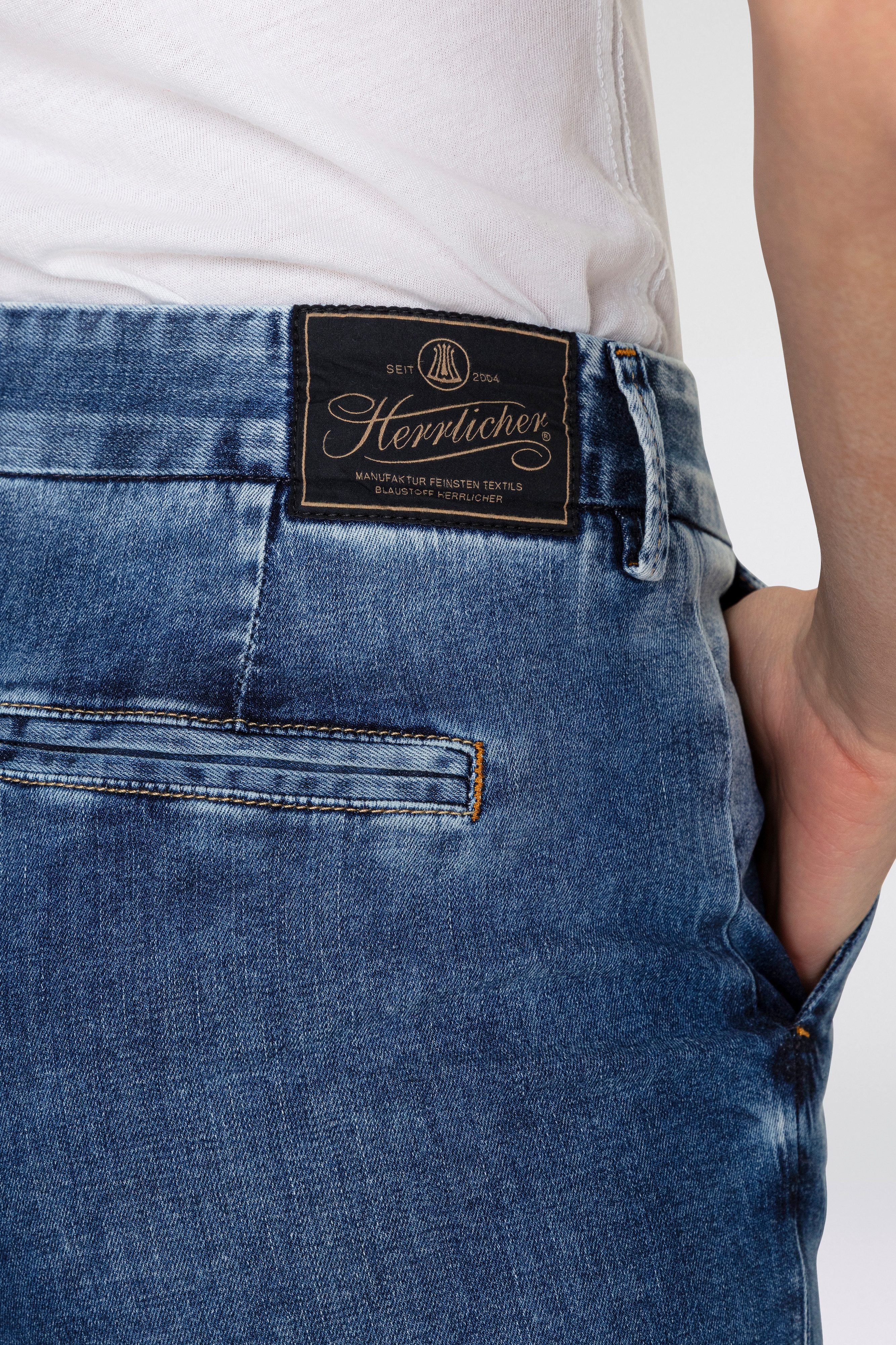 Herrlicher Wijd uitlopende jeans Lovely Flared Recycled Light Denim