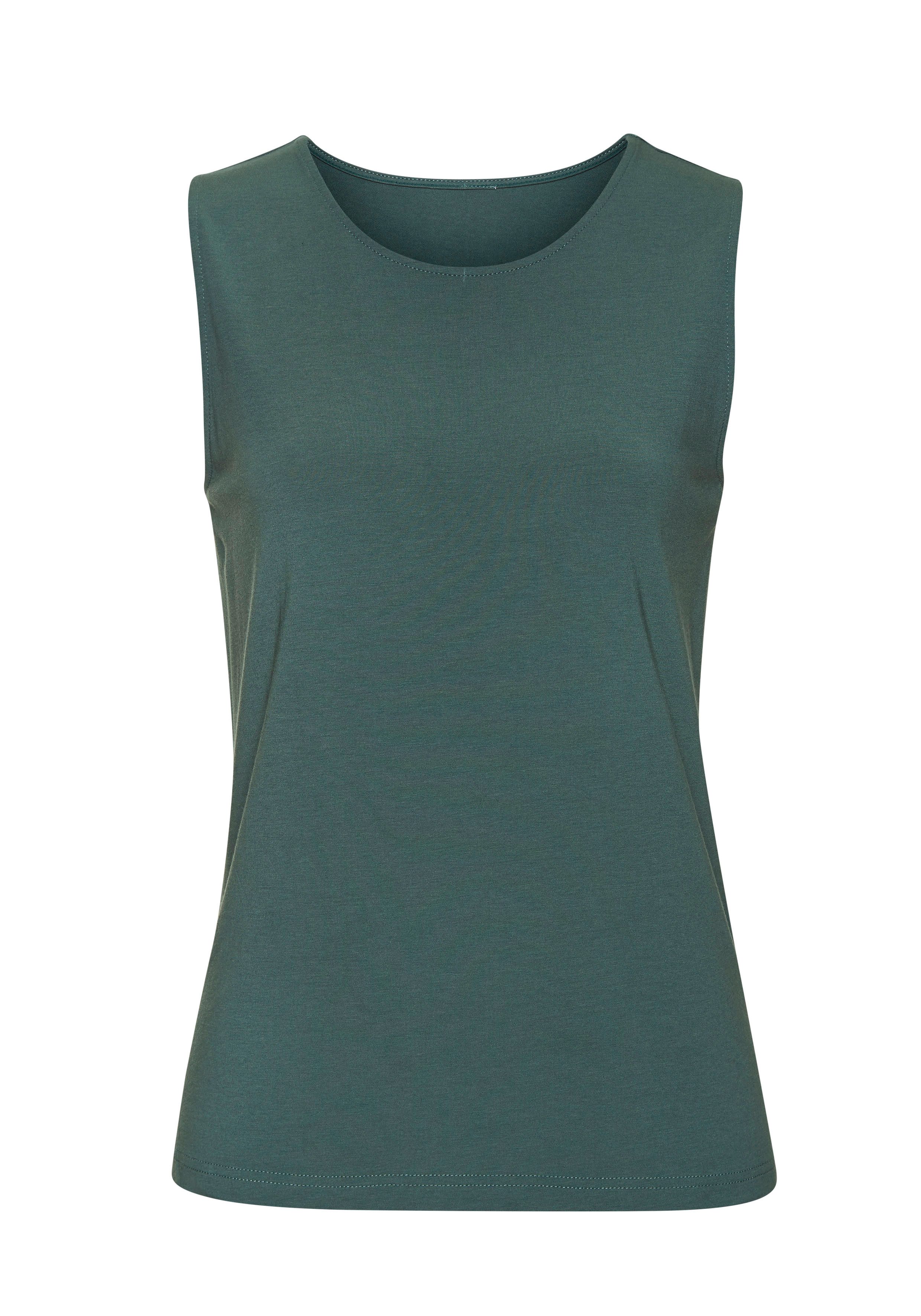 Lascana Tanktop Van elastische katoen-modal kwaliteit (Set van 2)