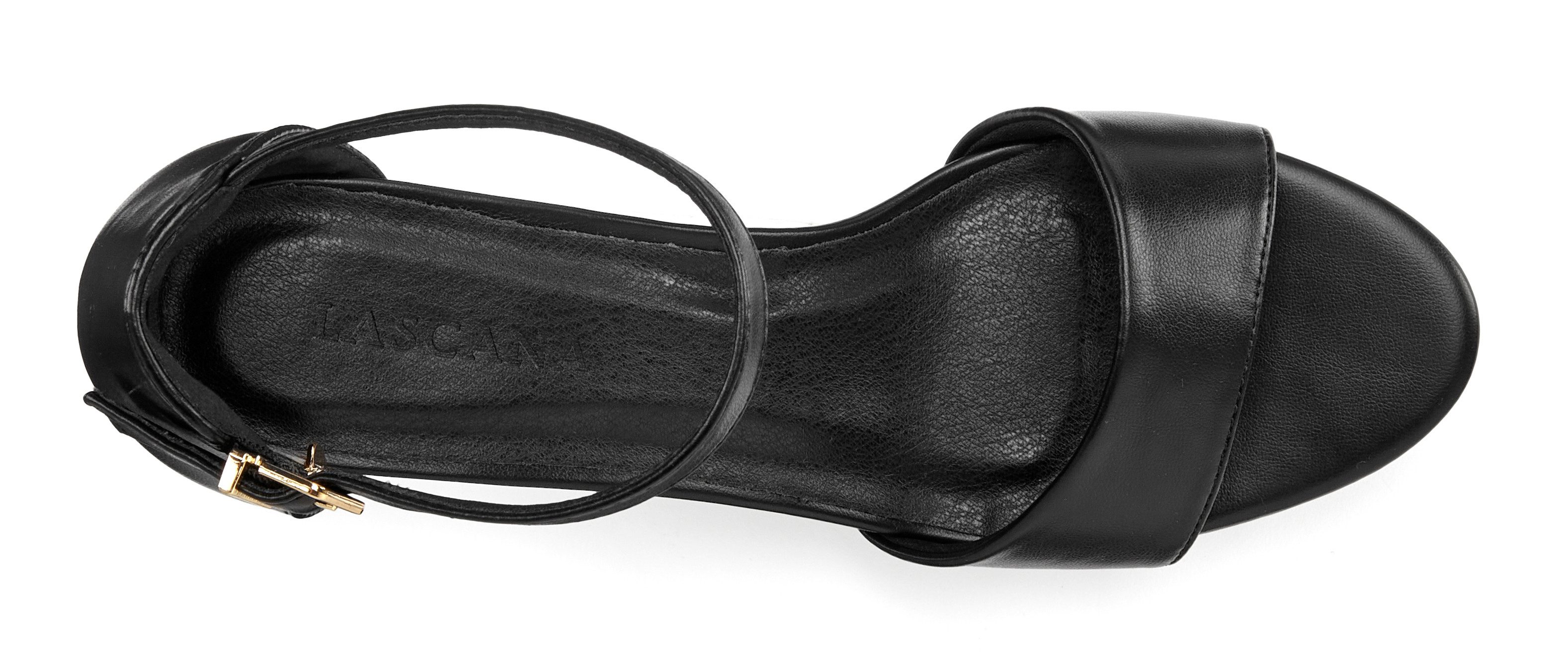 Lascana Highheel sandaaltjes Zomerschoen sandaal, riemzandalen VEGAN