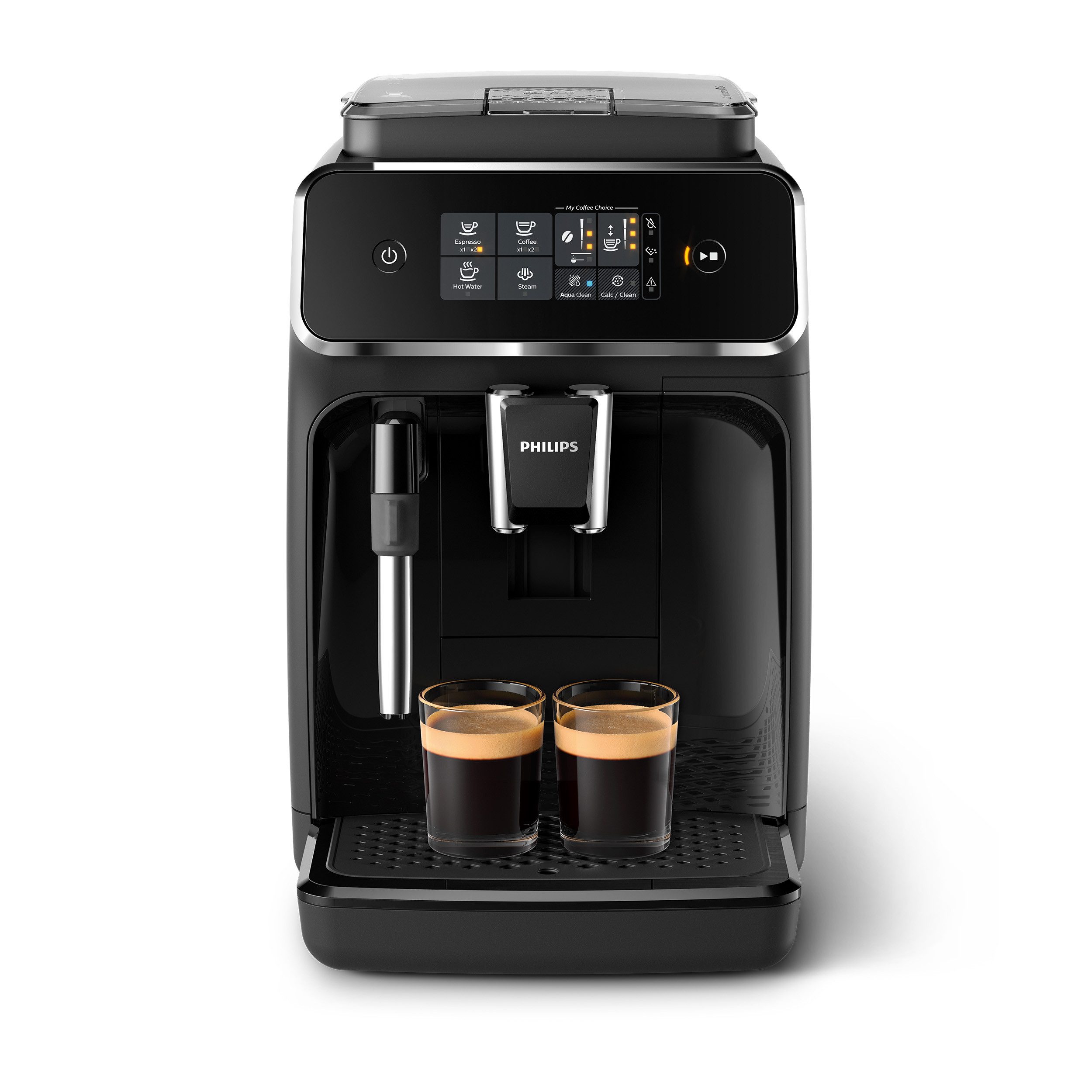 Philips Volautomatisch koffiezetapparaat EP2225/10 2200 Series, met 2 heerlijke koffiespecialiteiten