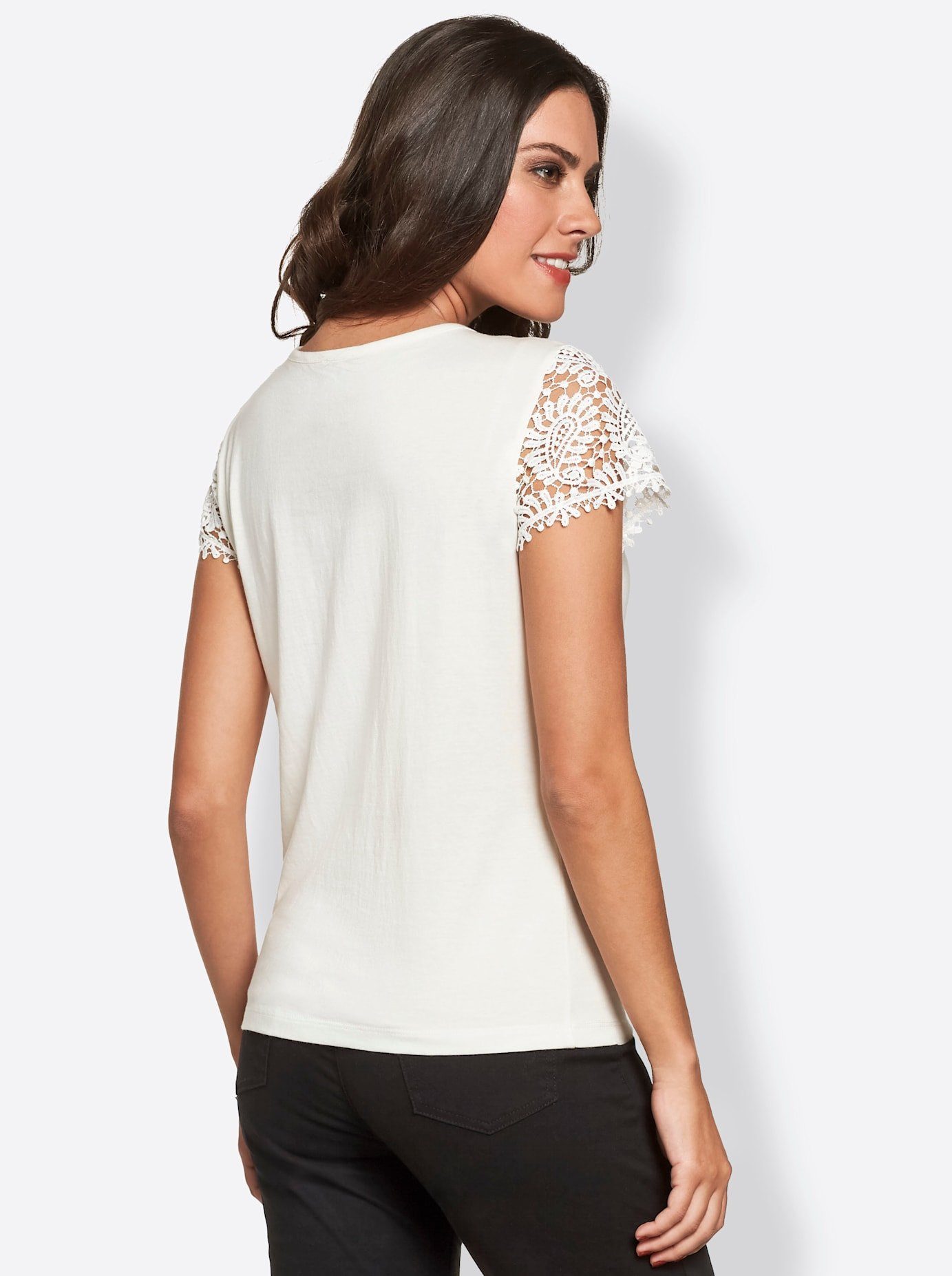 Lady Kanten Shirt (1-delig)