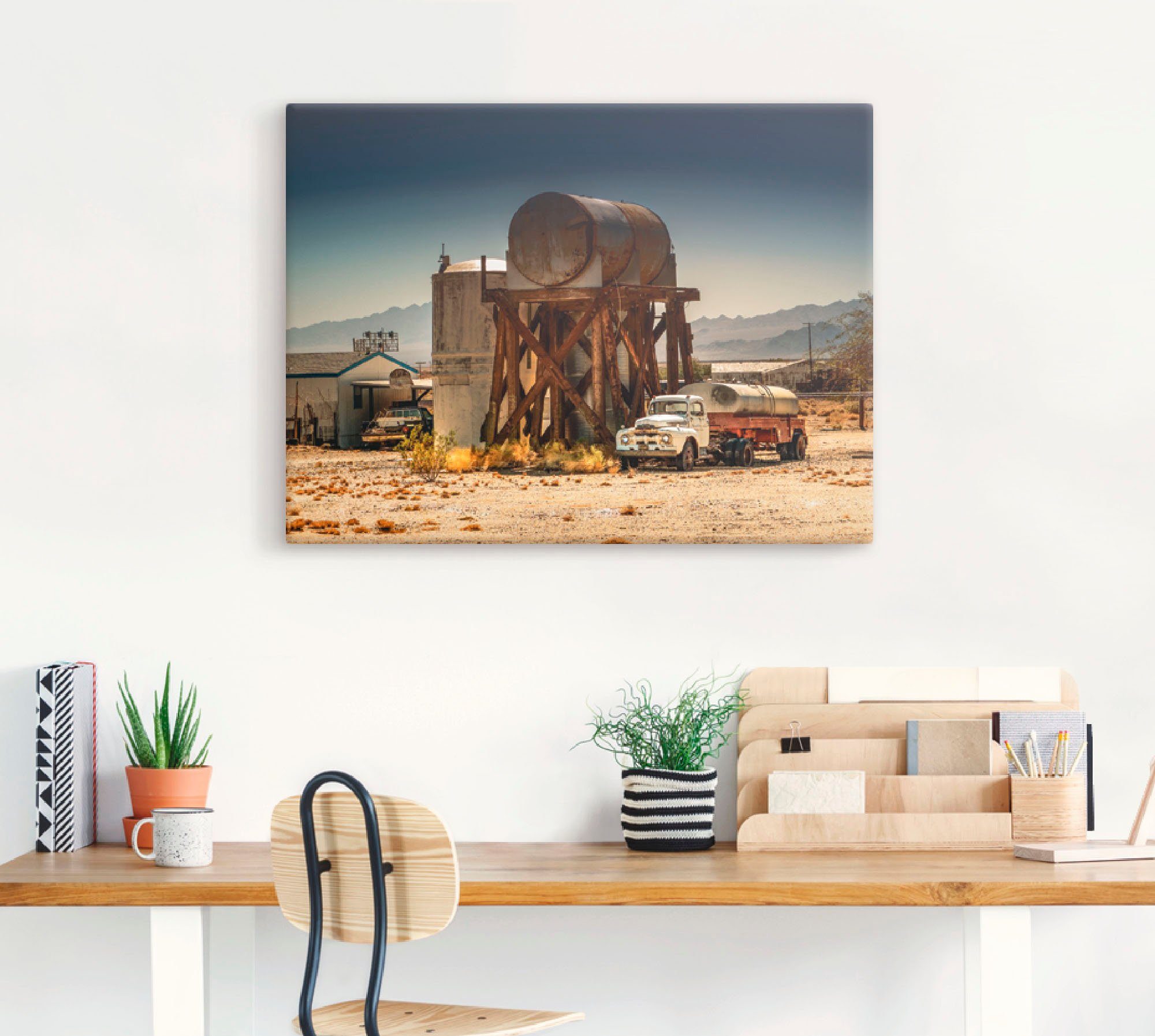 Artland Artprint Route 66 Californië Amerika als artprint op linnen in verschillende maten