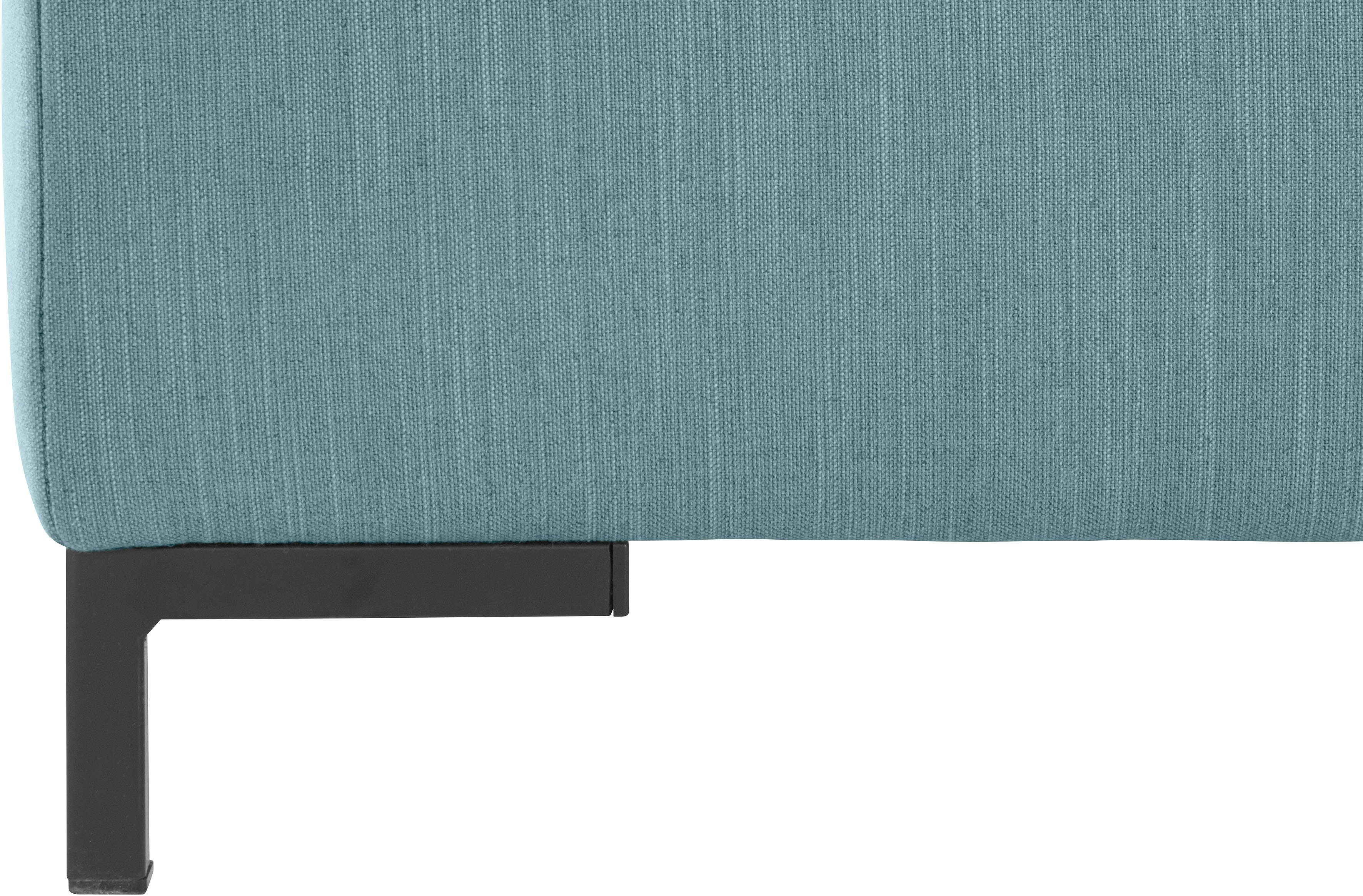 OTTO products Hocker Grazzo hoogwaardige stoffen van gerecycled materiaal, stiksels op de zitting