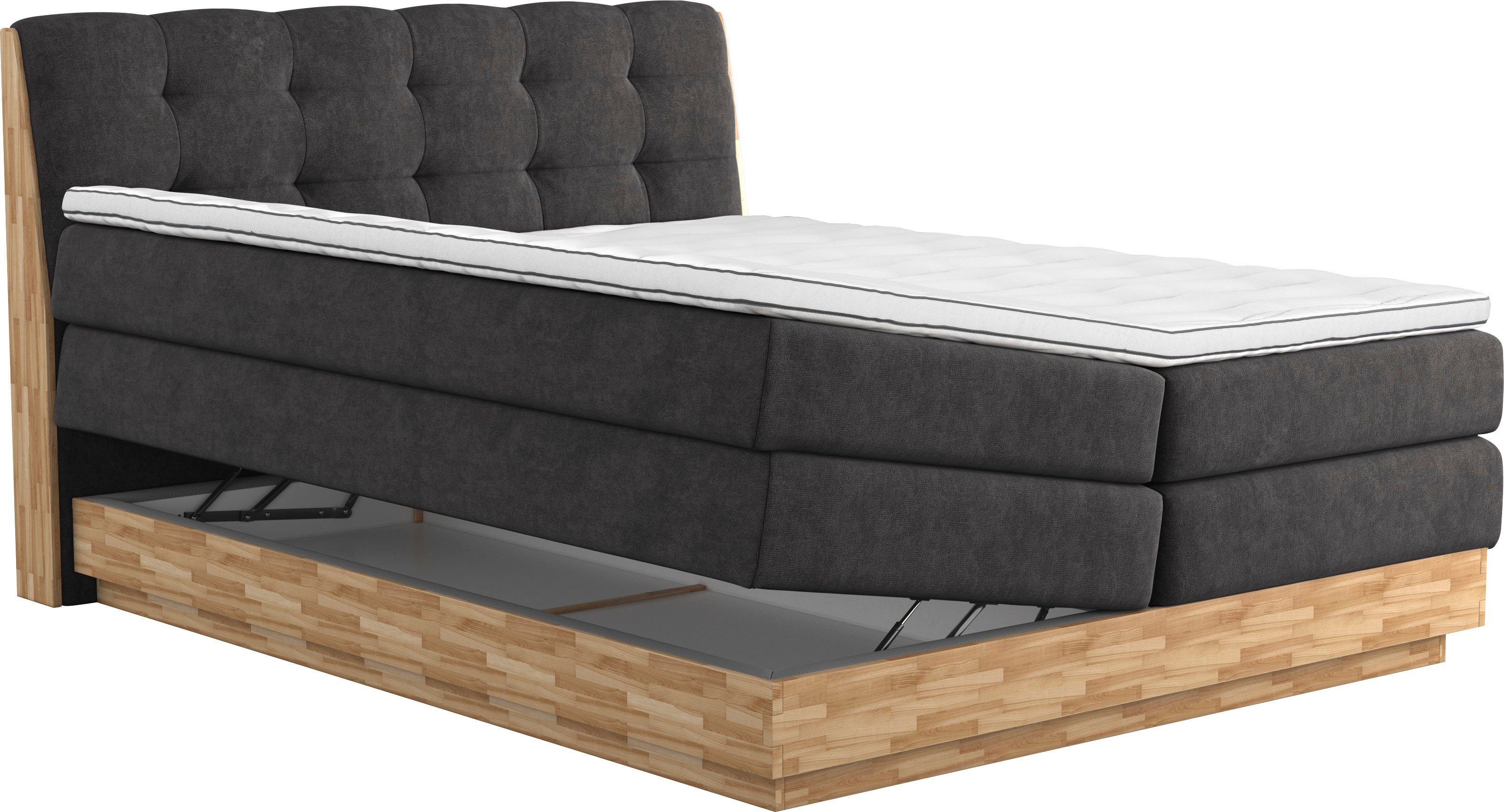 Home affaire Boxspring Naome Boxspring bed, inclusief matrastopper