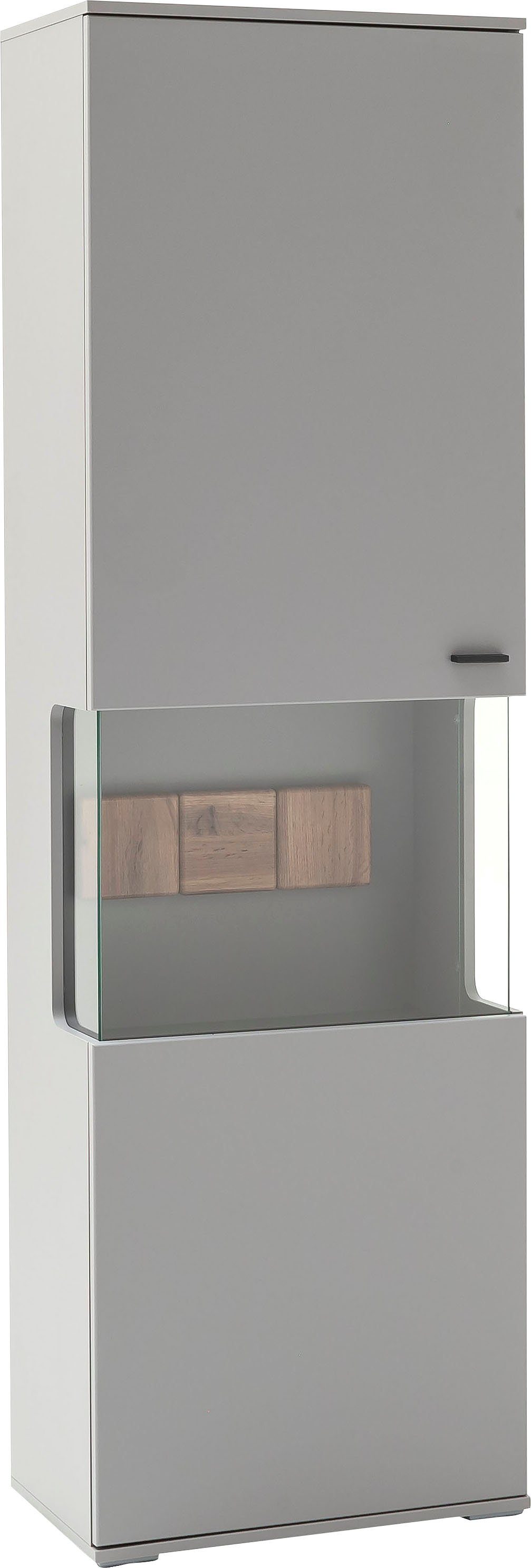 MCA furniture Wandmeubel Zadar moderne woonwandcombinatie in noordpool-grijs, naar keuze met verlichting (3-delig)