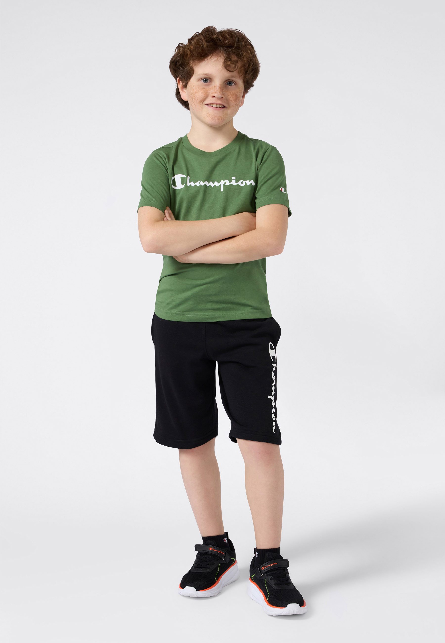 Champion T-shirt BASICS Crewneck T-Shirt (1-delig)
