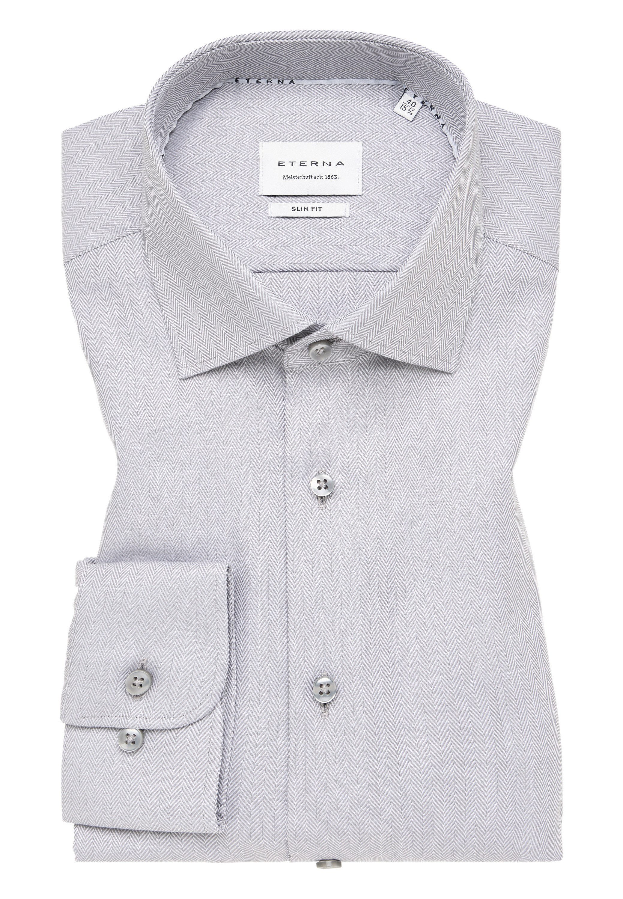 Eterna Overhemd met lange mouwen Slim fit
