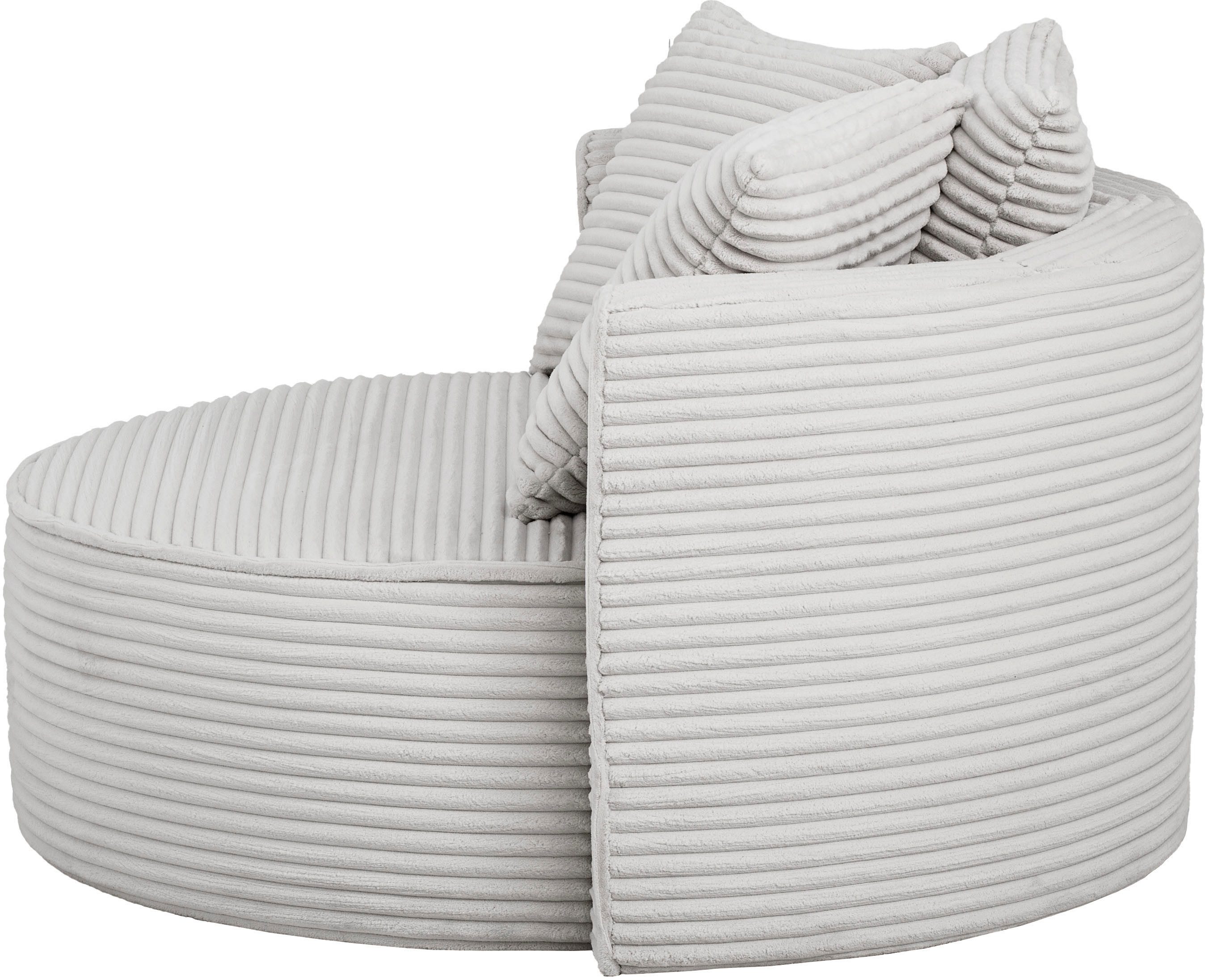 LeGer Home by Lena Gercke XXL-fauteuil Isalie, leesstoel, loveseat, inclusief sierkussens trendy stoffen, met 3 sierkussens, grote zitvlak, poef optioneel