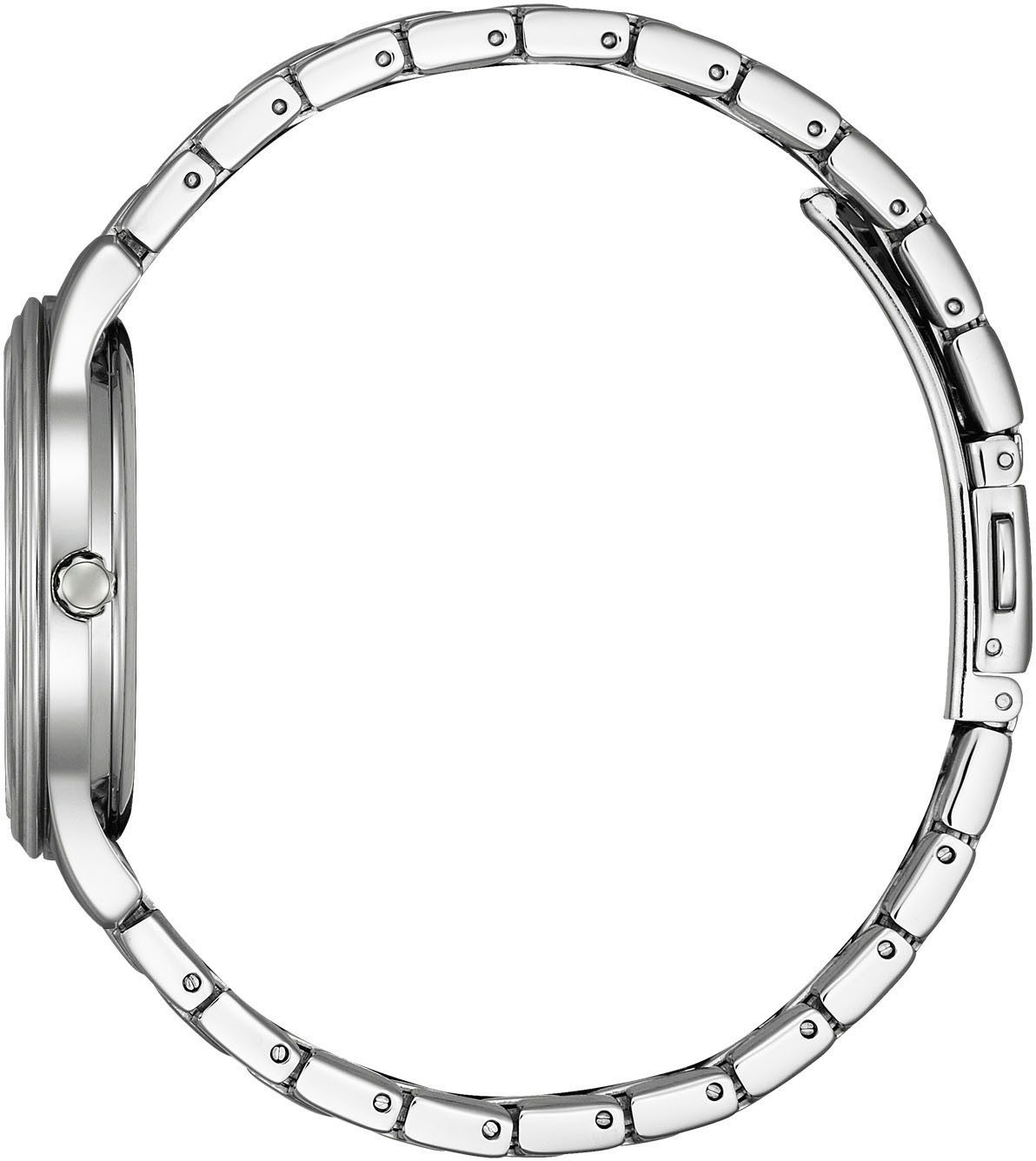 Citizen Solarhorloge Polshorloge, dameshorloge, roestvrijstalen band, batterijontladingsindicator
