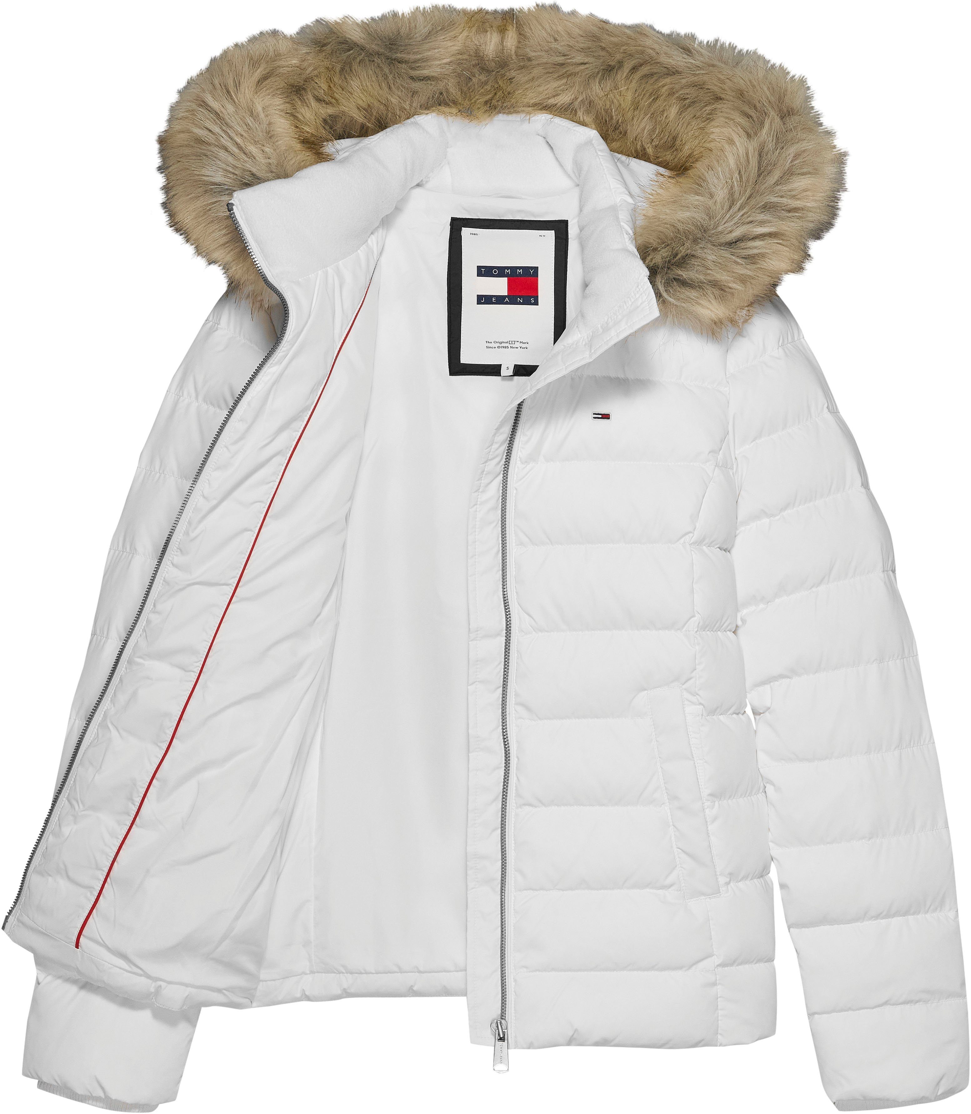 TOMMY JEANS Gewatteerde jas TJW BASIC HOODED DOWN JACKET EXT