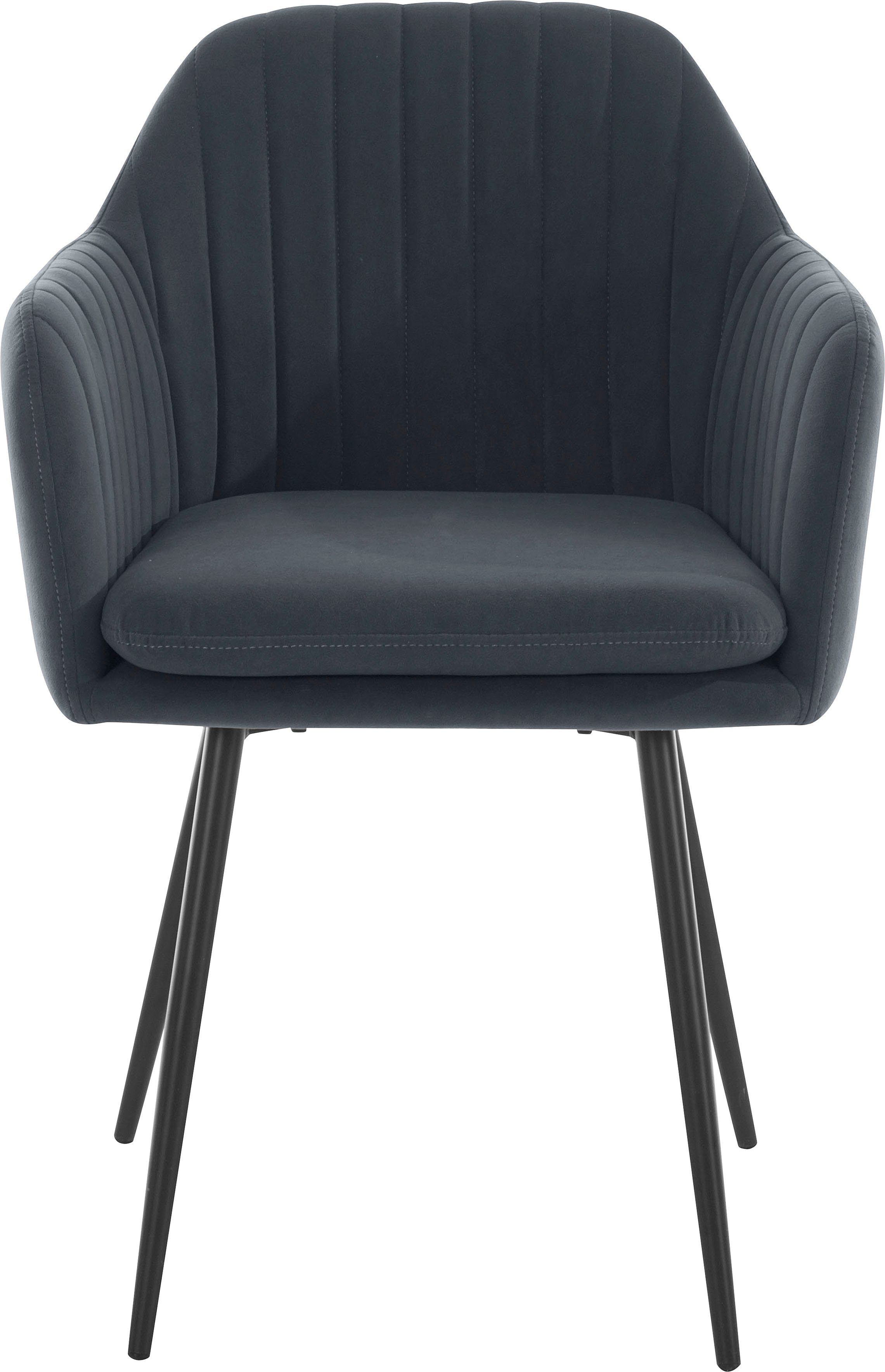 HELA Stoel met armleuningen Carla comfortabele fauteuil, kuipstoel (set)