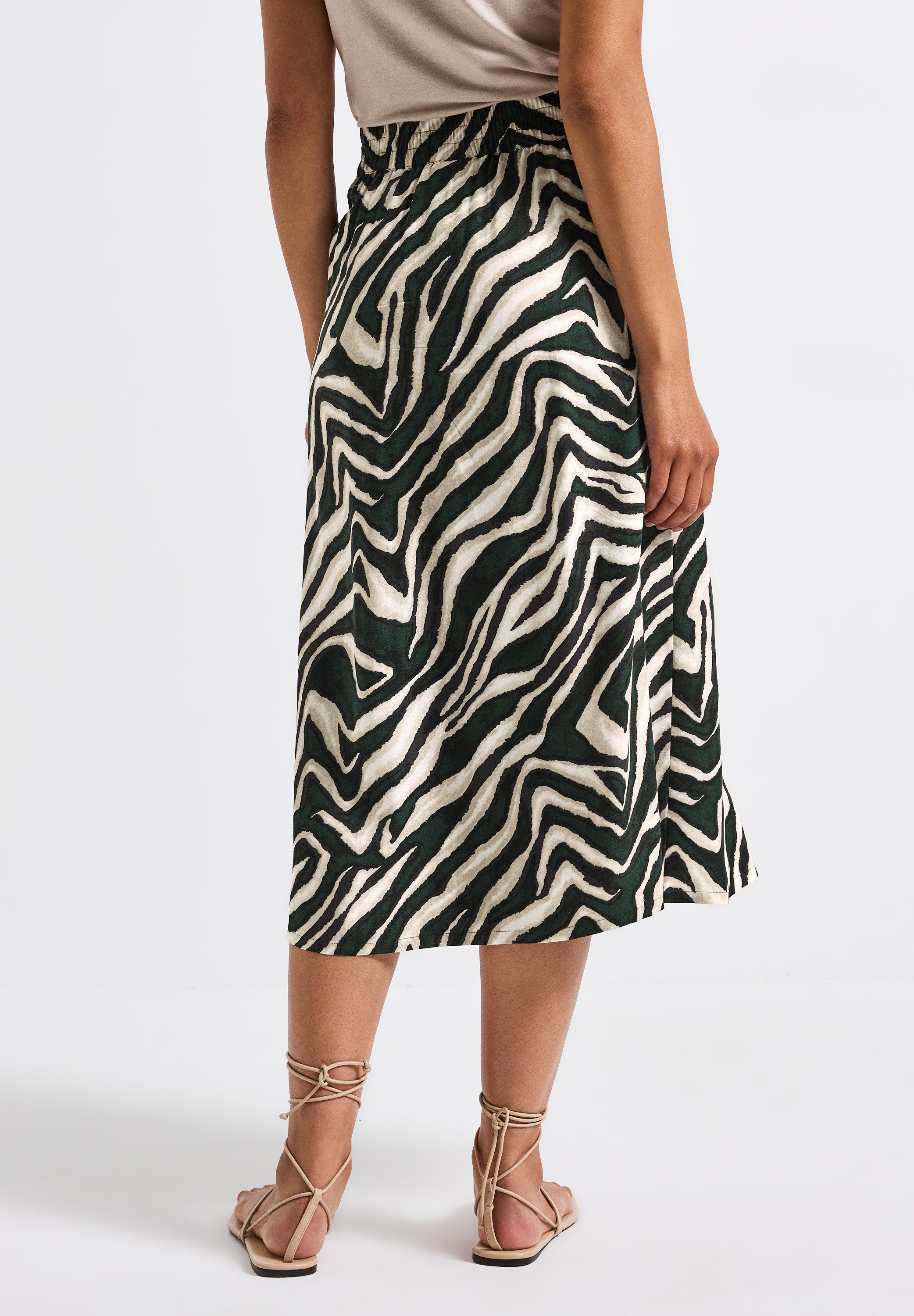 STREET ONE Midirok met animal-print
