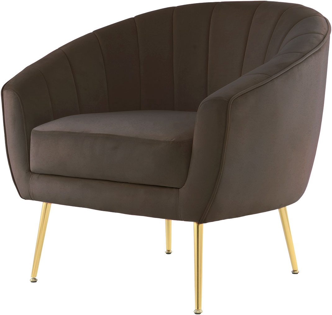 Kayoom Fauteuil Sofa Doreen 125, comfortabele fauteuil, eentonig ontwerp modern, ruimtebesparend, onderhoudsvriendelijk, fluwelen bekleding van stof (1 stuk)