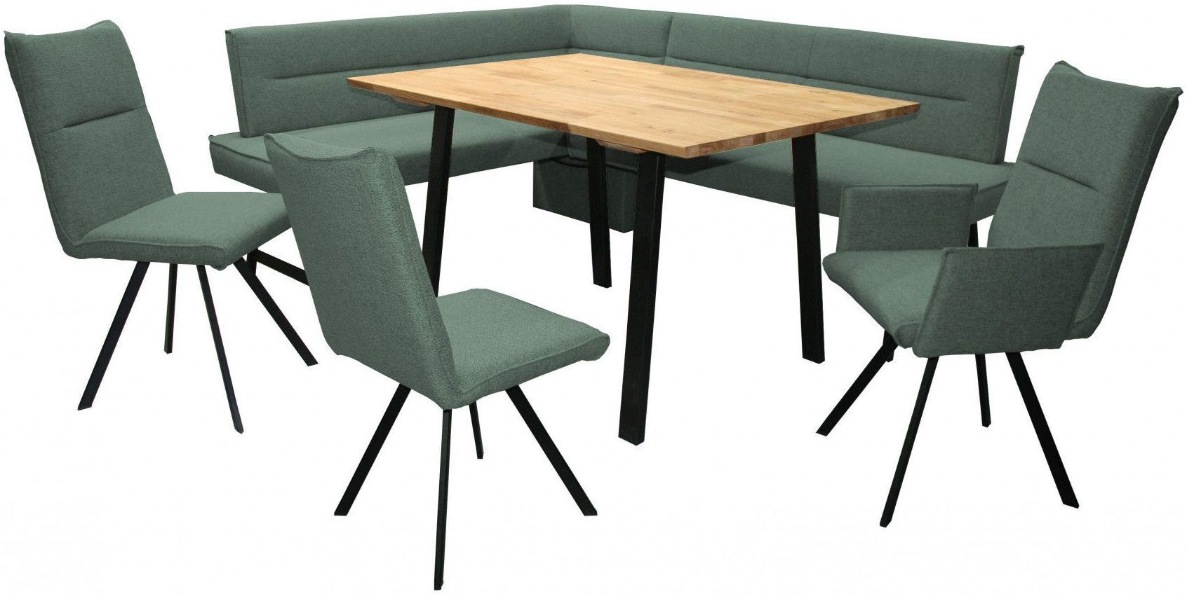 Home affaire Stoel met 4 poten Sava Metalen frame (set, 2 stuks)