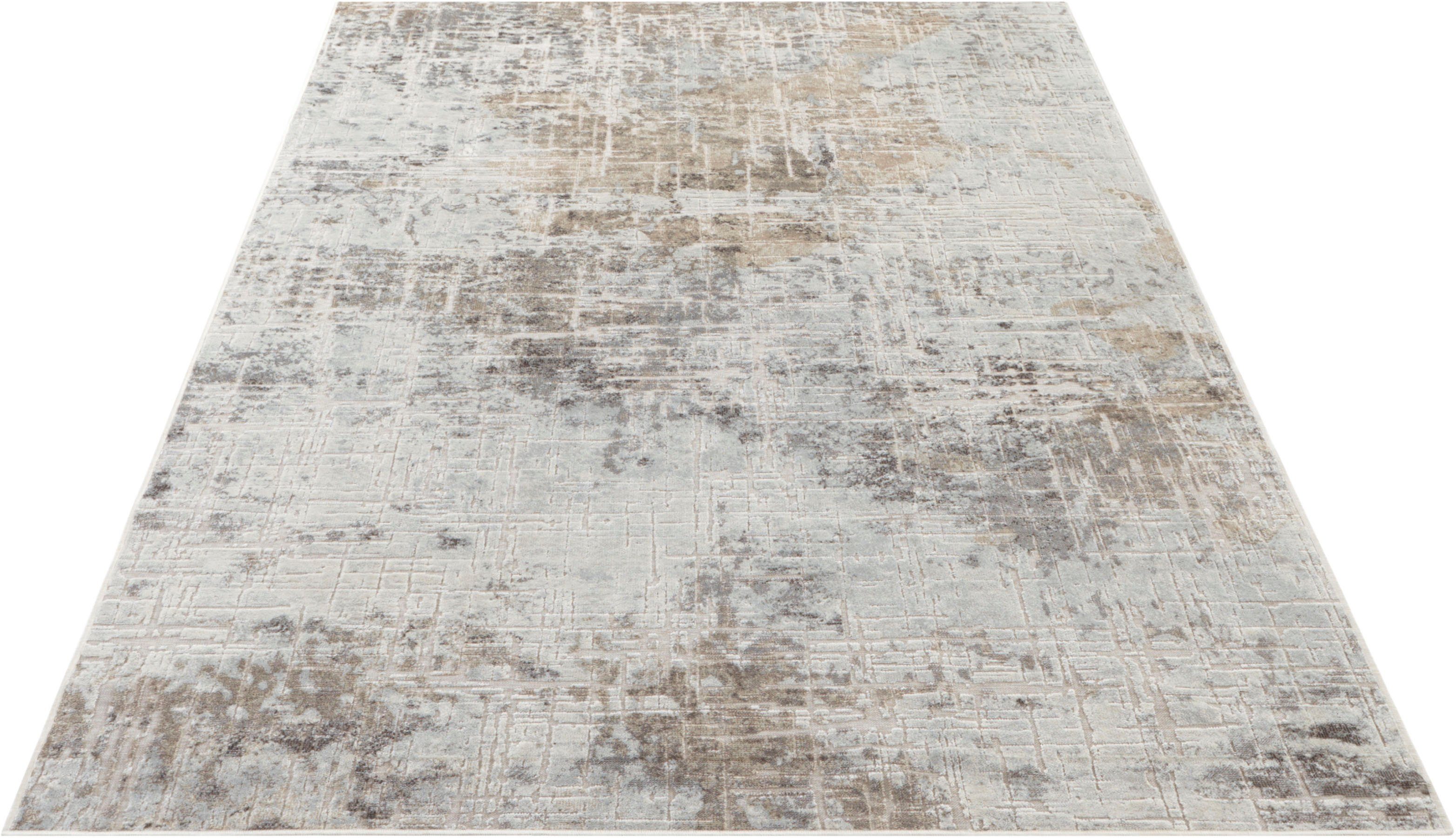 ELLE DECORATION Design-vloerkleed Chameis Viscose, vintage-look, zijde look, woonkamer, slaapkamer, vloerkleed