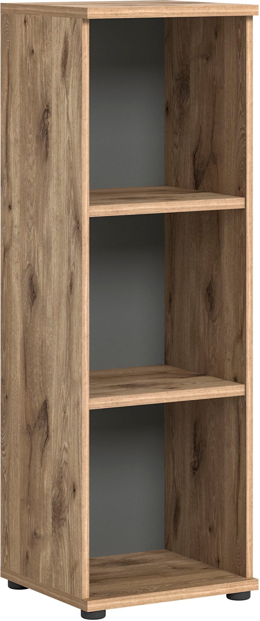 INOSIGN Ordnerrek Riga, Hoogte 122 cm, 3 vakken Plank, bureaukast, kantoor kast, archiefkast, opbergplank boekenkasten grijs