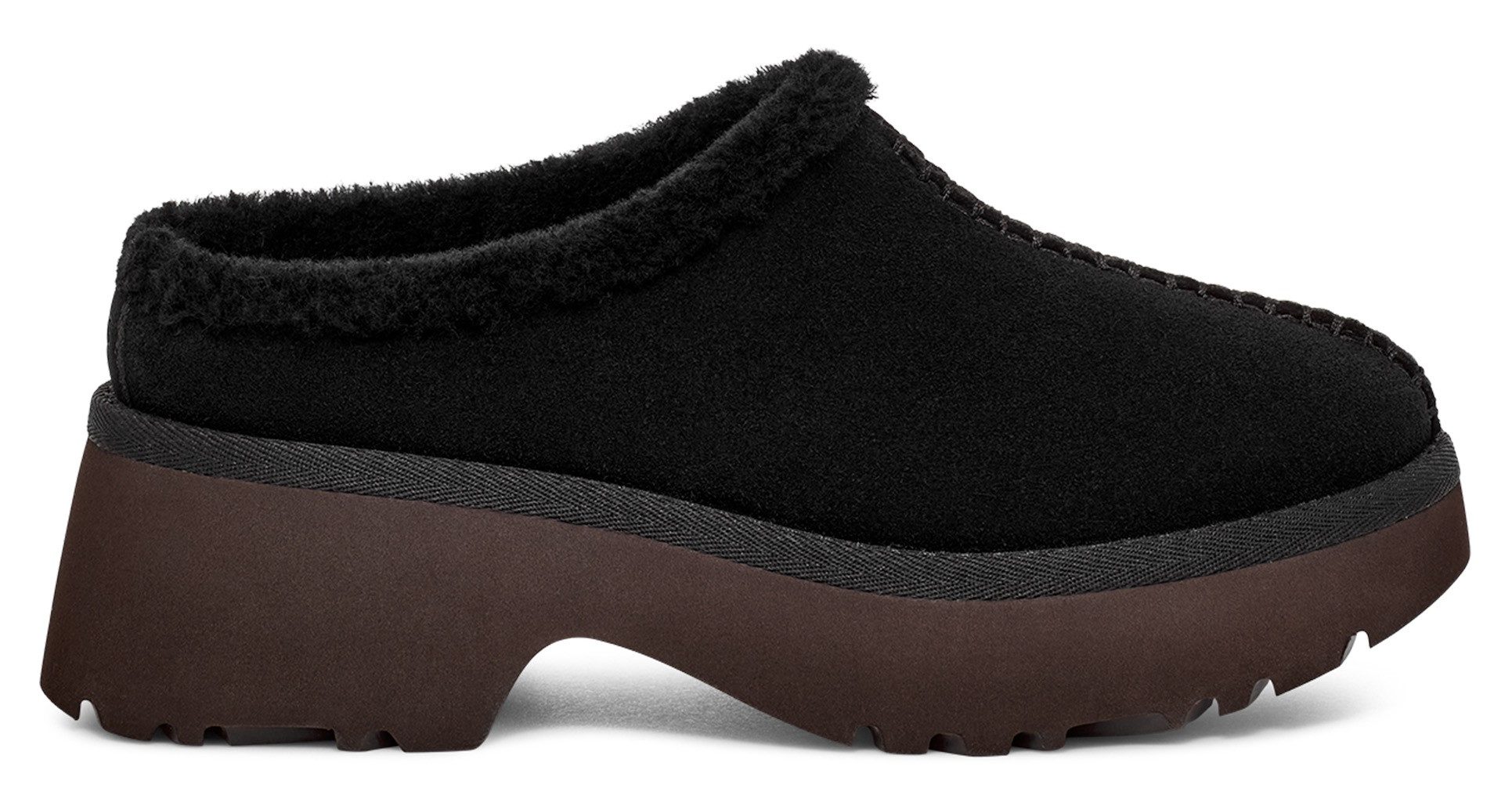 UGG Clogs NEW HEIGHTS COZY CLOG mule, flats, pantolette, plateau schoen met gepolsterde voetbed