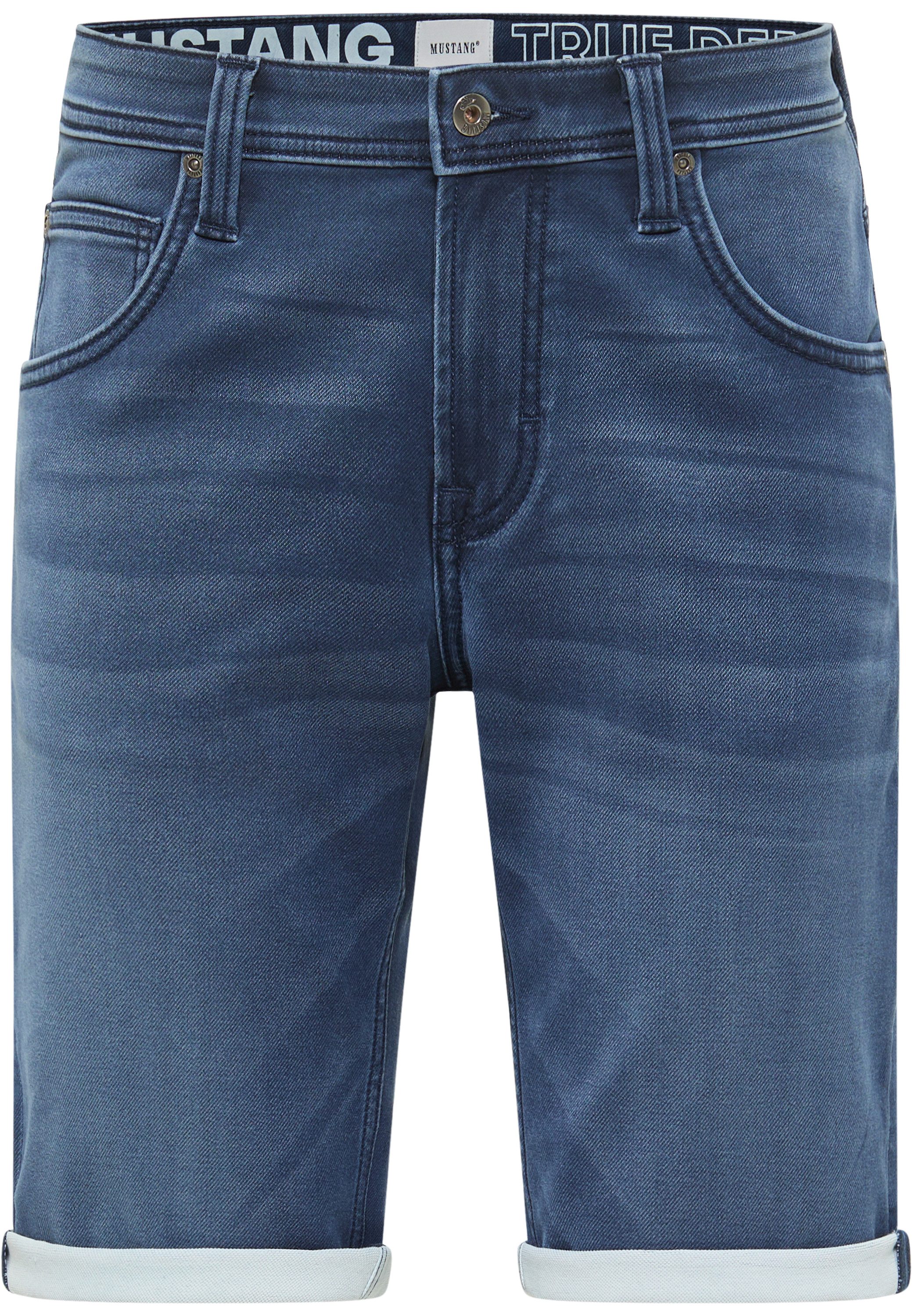 MUSTANG Slim fit jeans Heren stijl Chicago shorts Z heren jeans maat 30 blauw