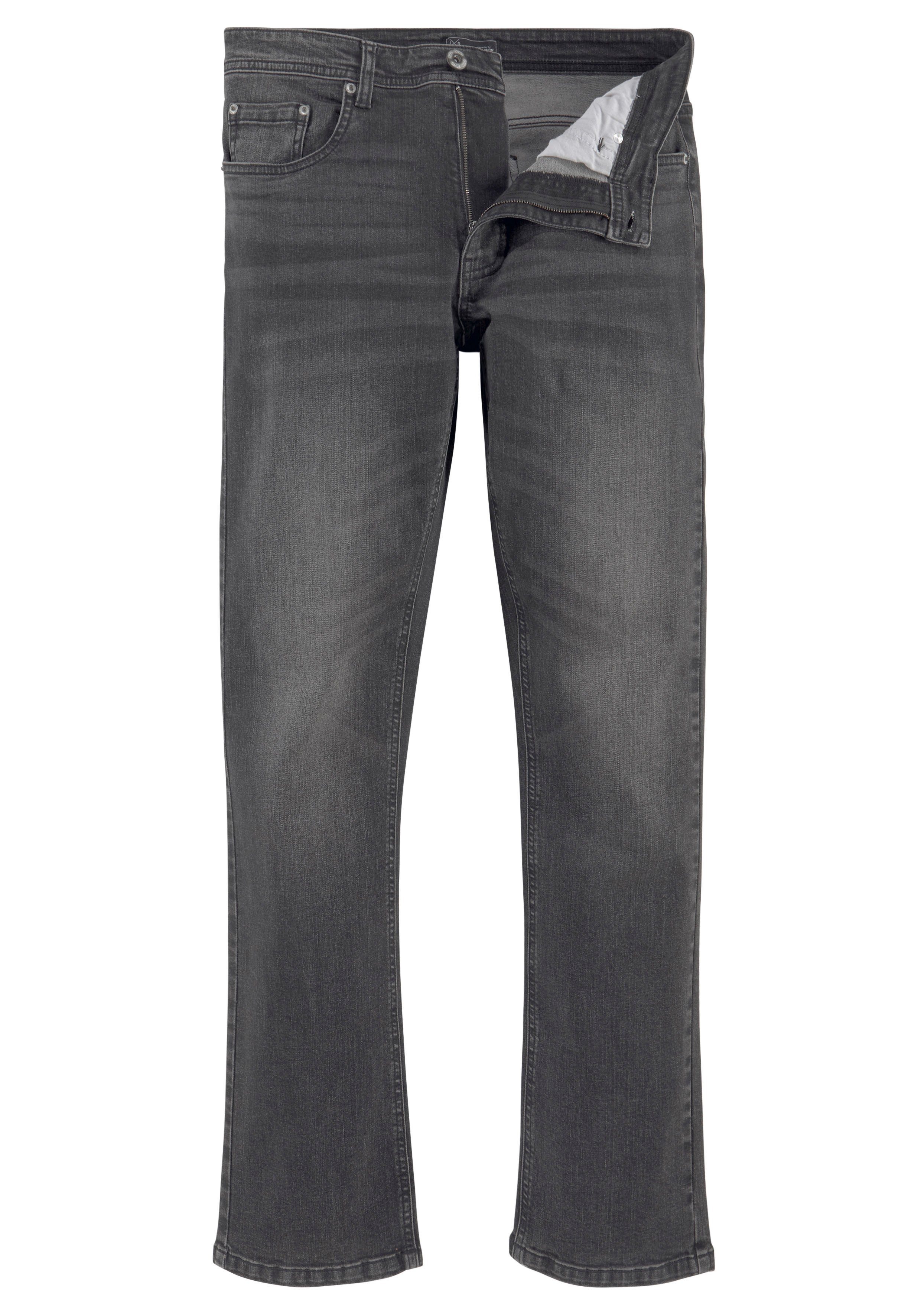 John Devin Straight jeans rechte pasvorm, rechte broek, lage taille