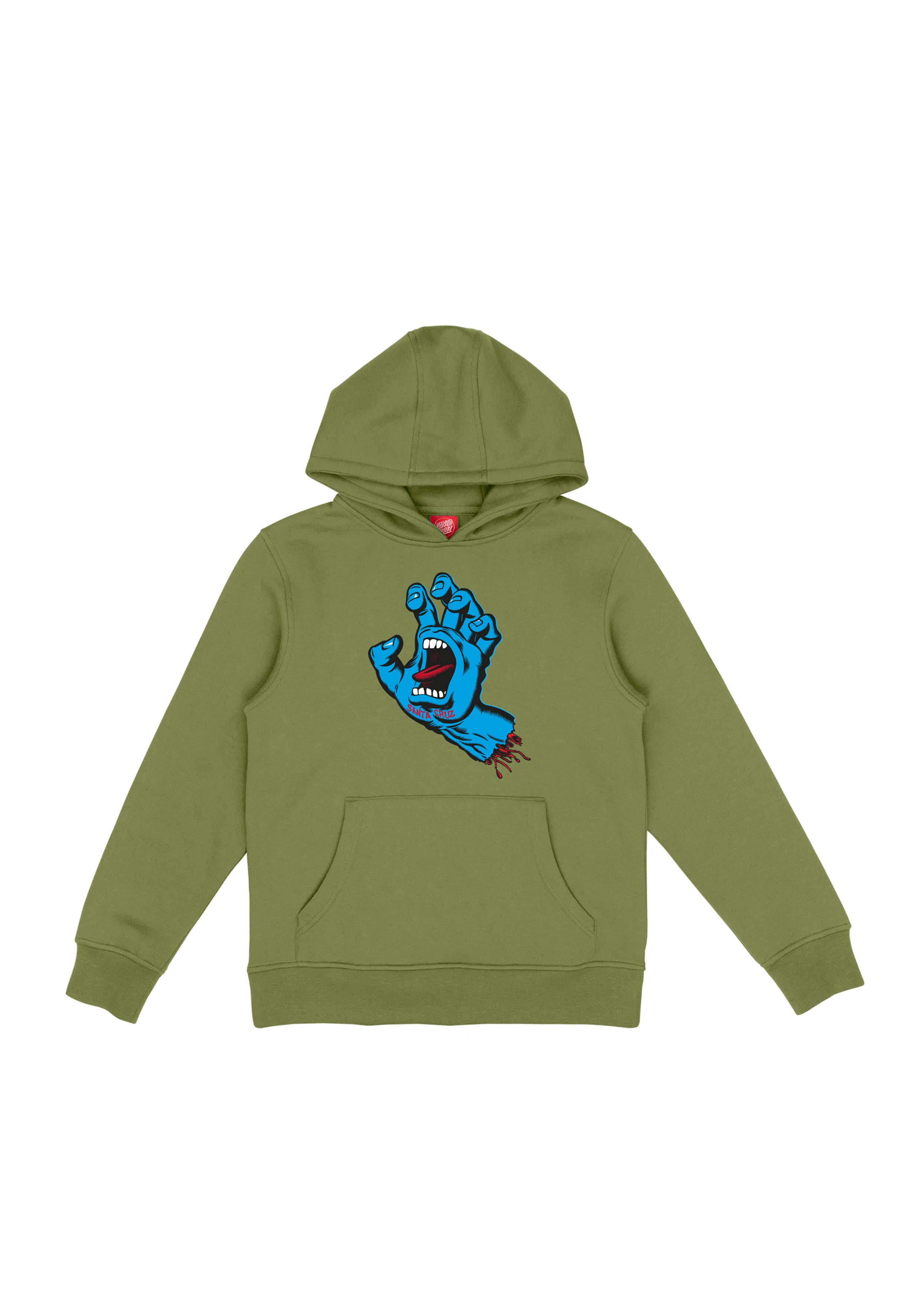 Santa Cruz Hoodie YOUTH SCREAMING HAND HOOD
