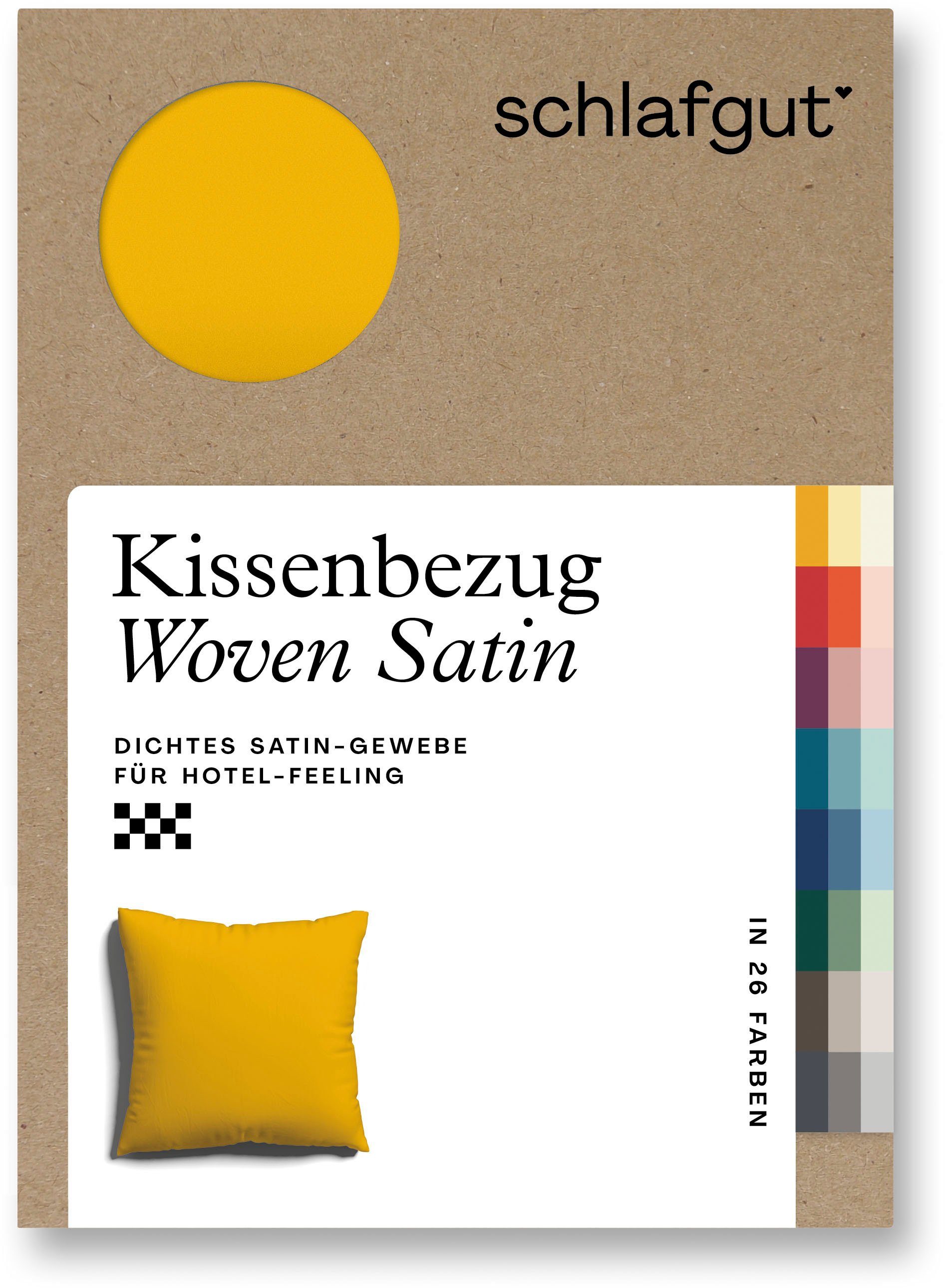 Schlafgut Kussenovertrek Woven Satin van Mako-katoen, duurzaam, onderhoudsvriendelijk, dicht geweven