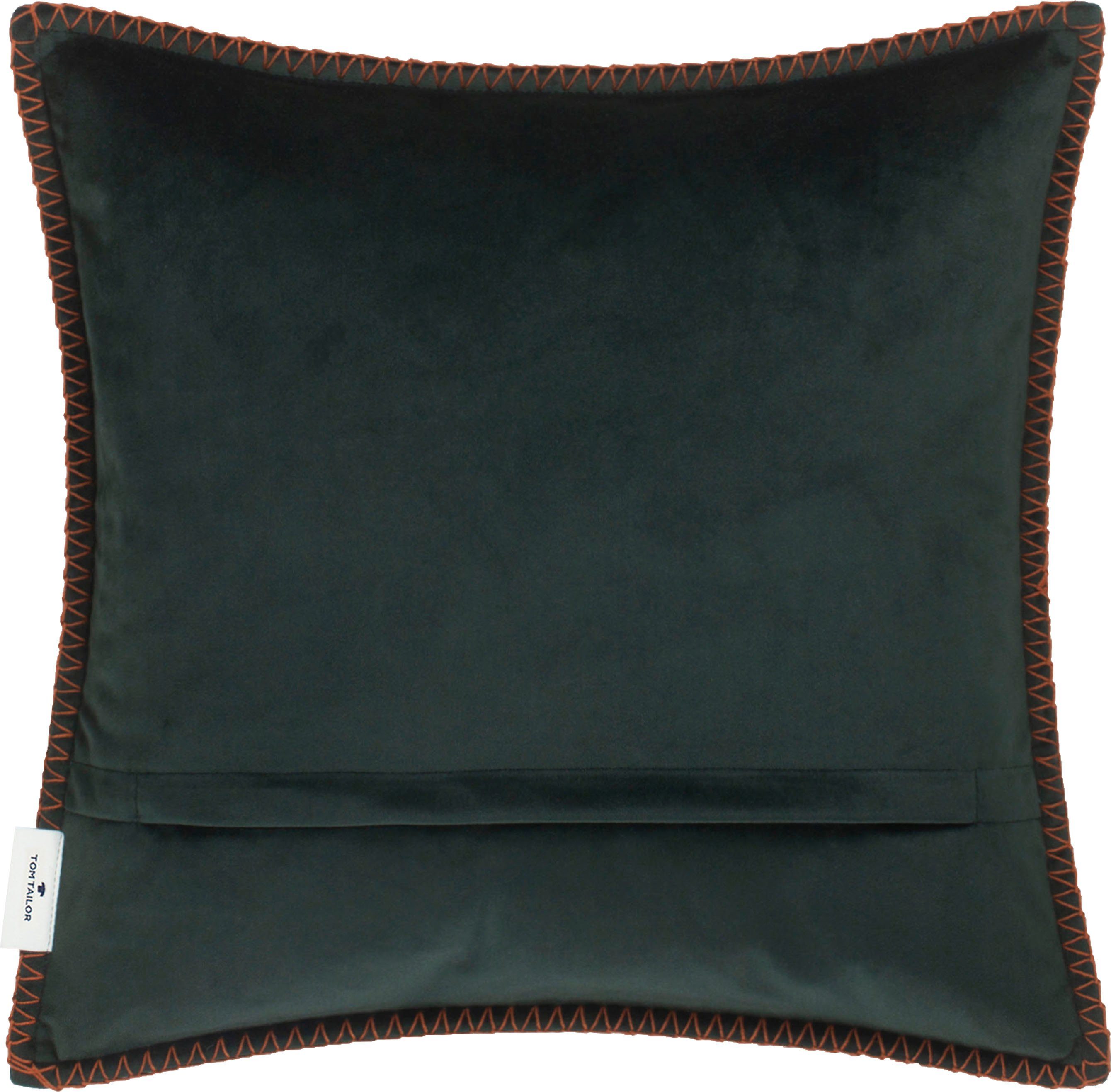 TOM TAILOR HOME Sierkussen Felt met contrastkleurige afhechting, kussenovertrek zonder vulling(1 stuk)