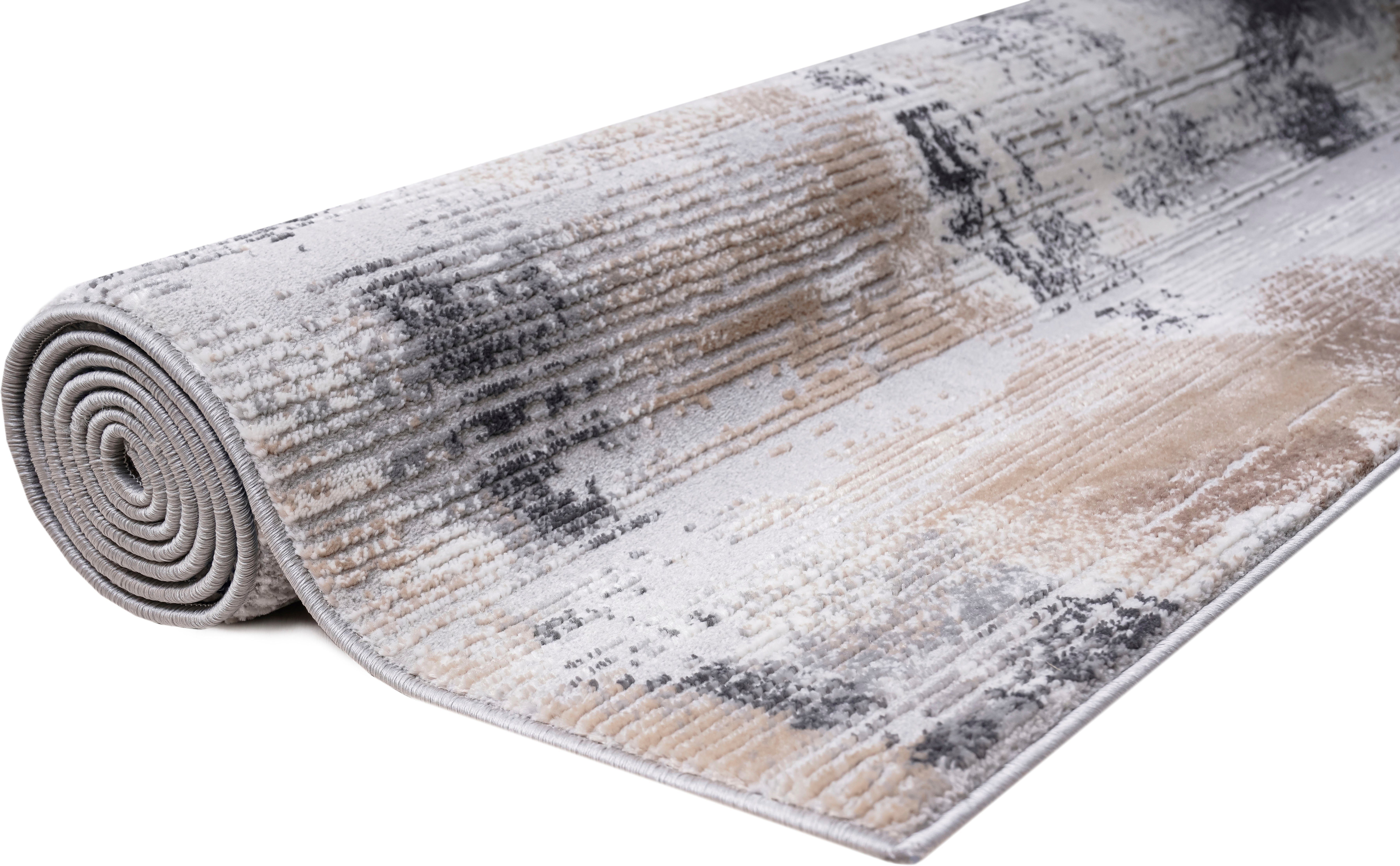 my home Vloerkleed Oleas Vintage-look, abstract design, zachte touch, gemakkelijk in onderhoud